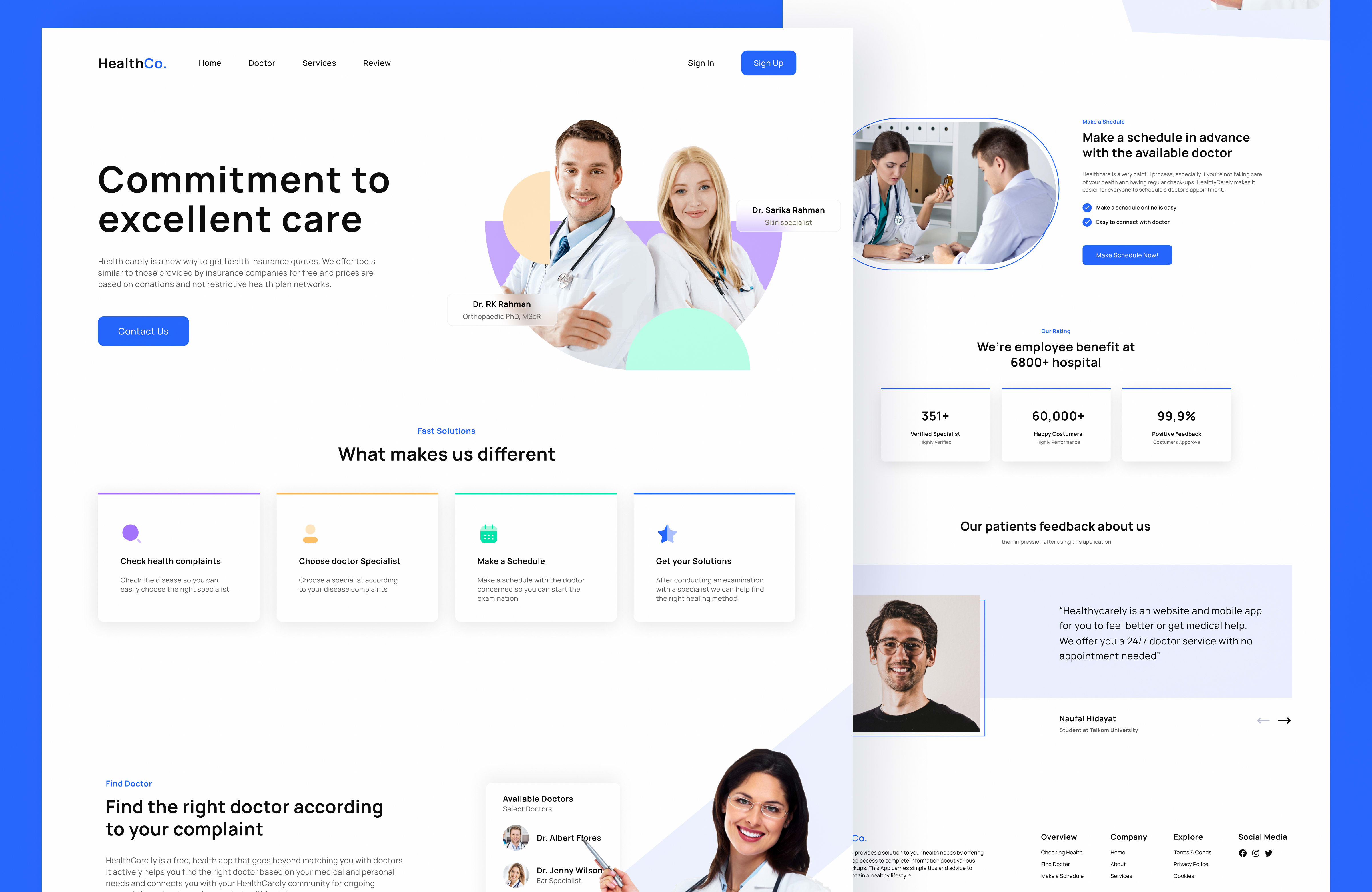 Optimisation de l’expérience utilisateur (UX) sur le site web de la clinique