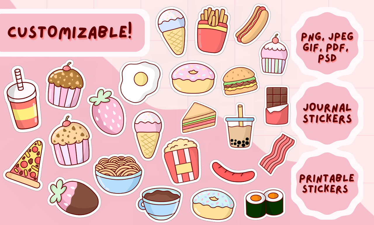 Draw easy cute kawaii doodles illustrations by Sophixy