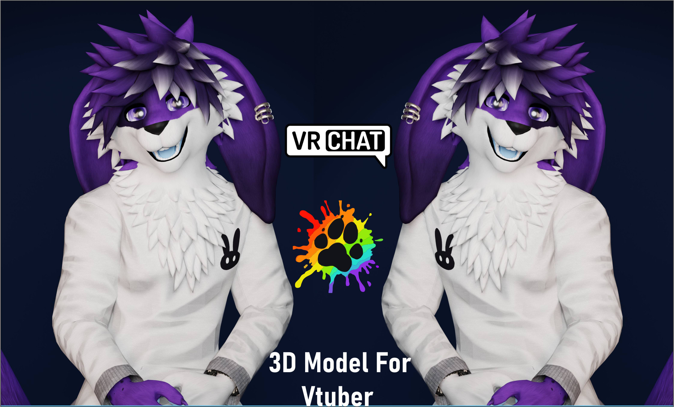 Do vrchat avatar, fursona, furry avatar, nsfw 3d model for vtuber, vrchat,  vr by Hayomhideavatar