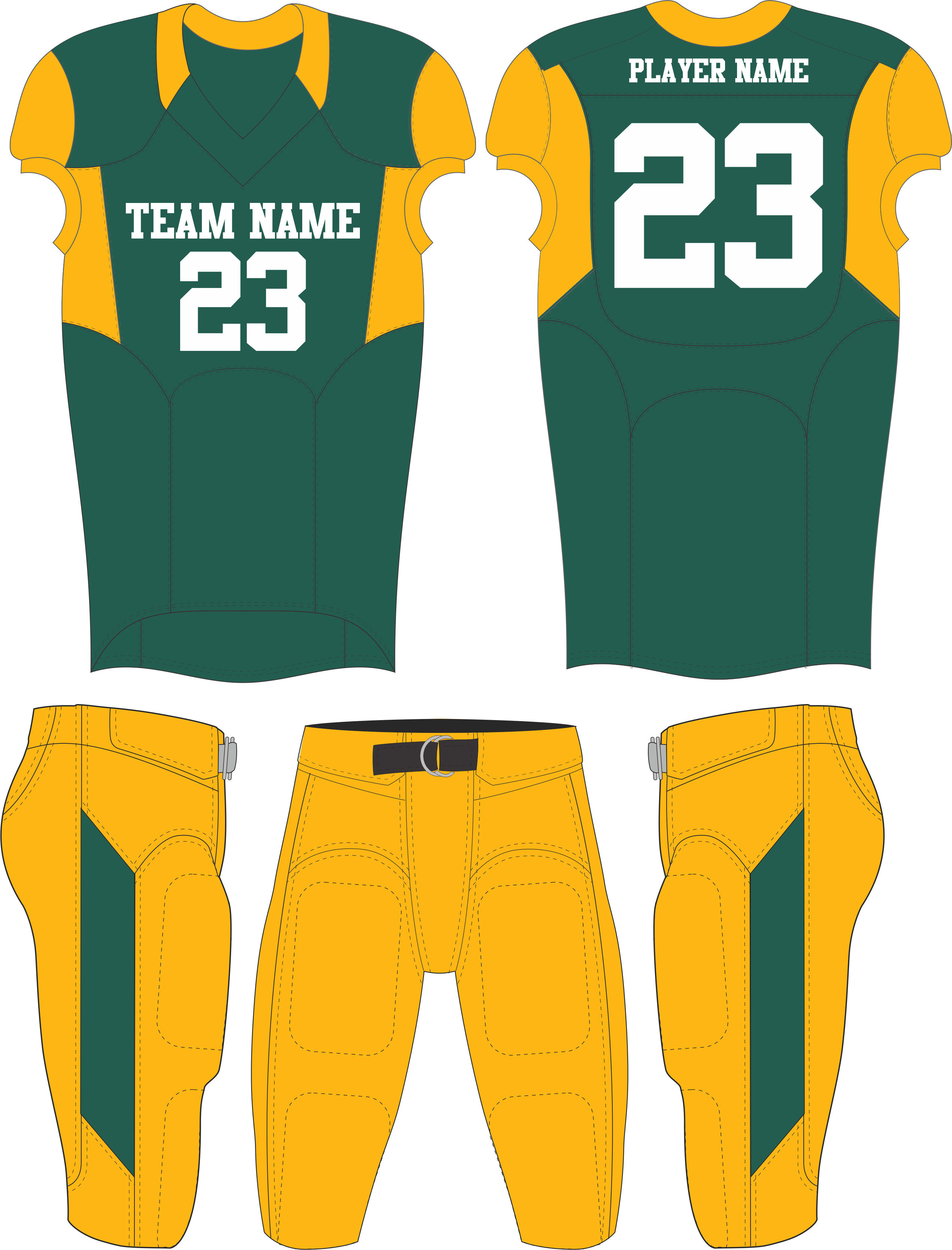 do american football uniform mockup design for sublimation