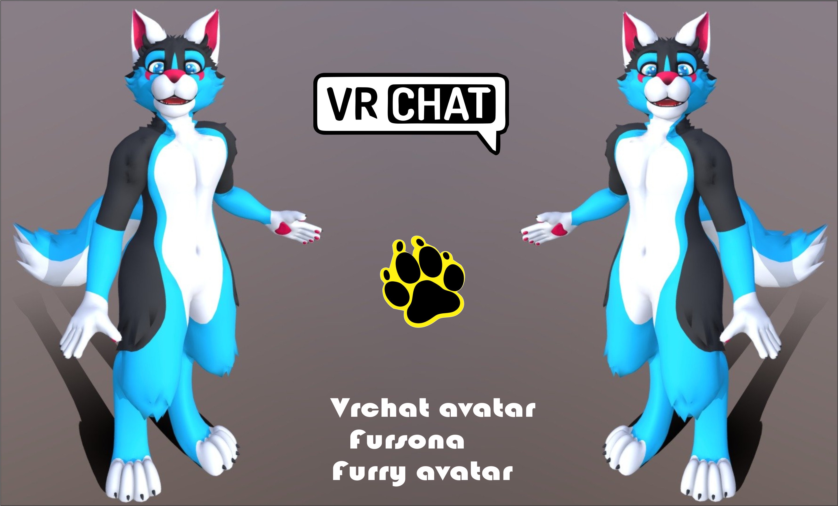 Do vrchat avatar, fursona, furry avatar, nsfw 3d model for vtuber, vrchat,  vr by Hayomhideavatar