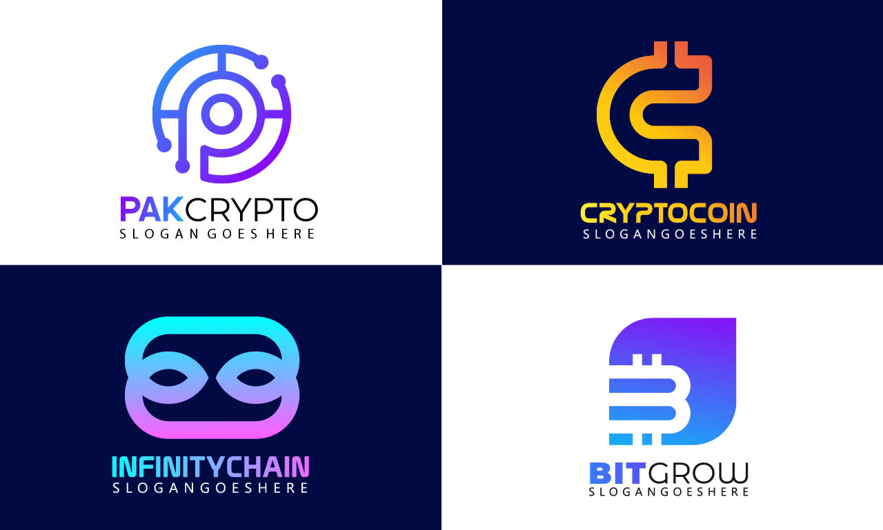 Design minimaliste, web3, logiciel, technologie, logo crypto