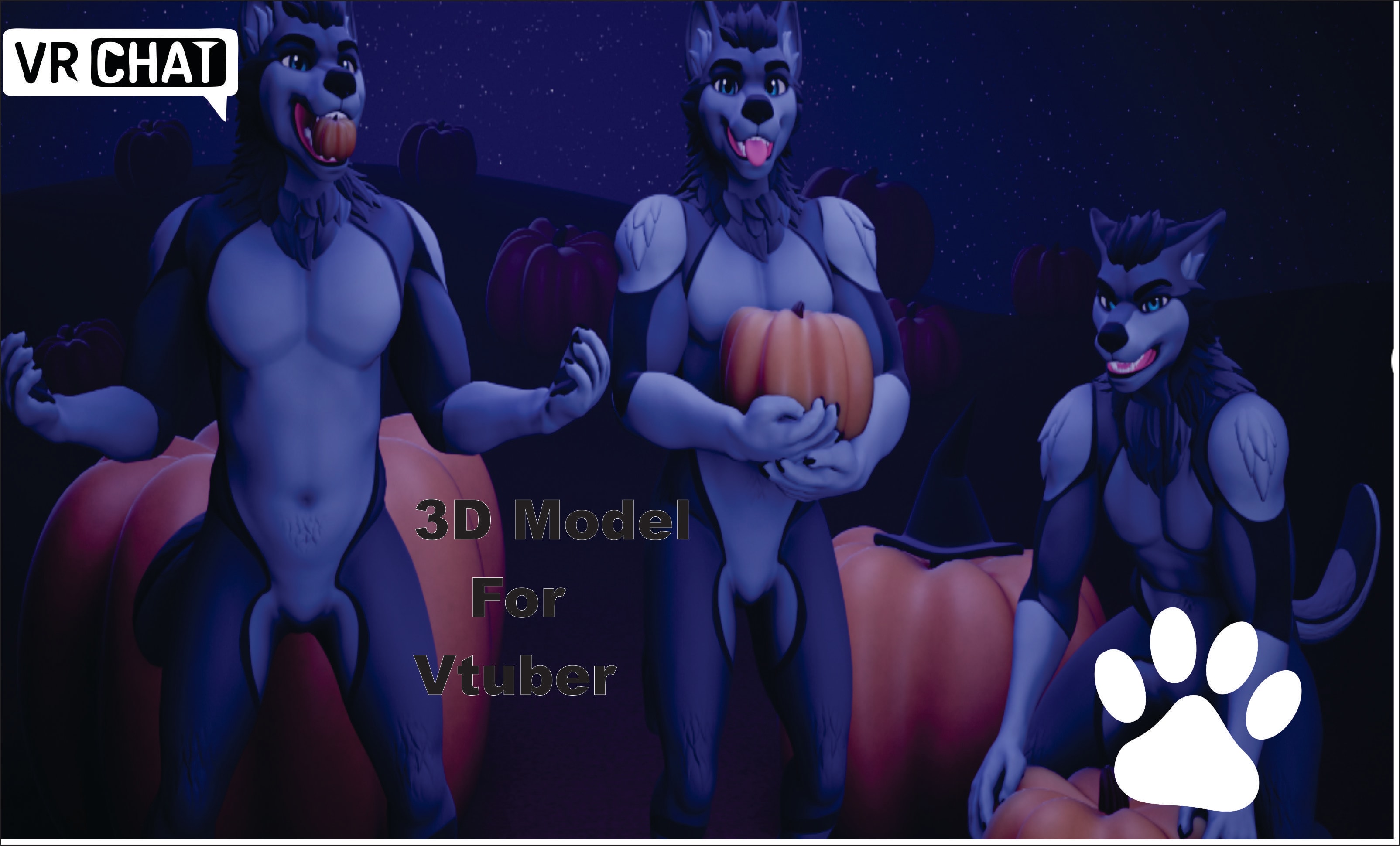 Do vrchat avatar, nsfw 3d model for vtuber, furry avatar, vrchat, vr, vriod  by Masavatar | Fiverr