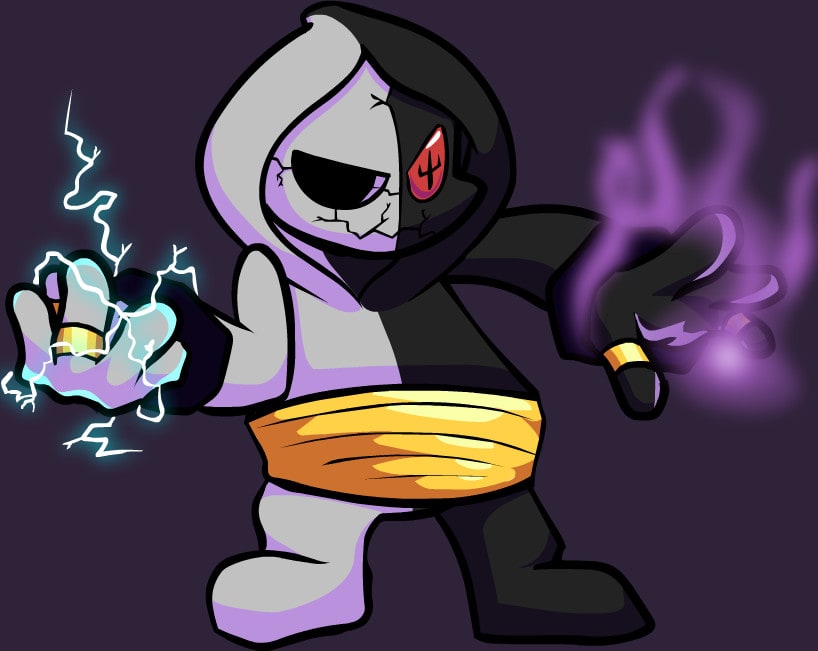 Sans pixel-art by ProfessorDabstep on Newgrounds