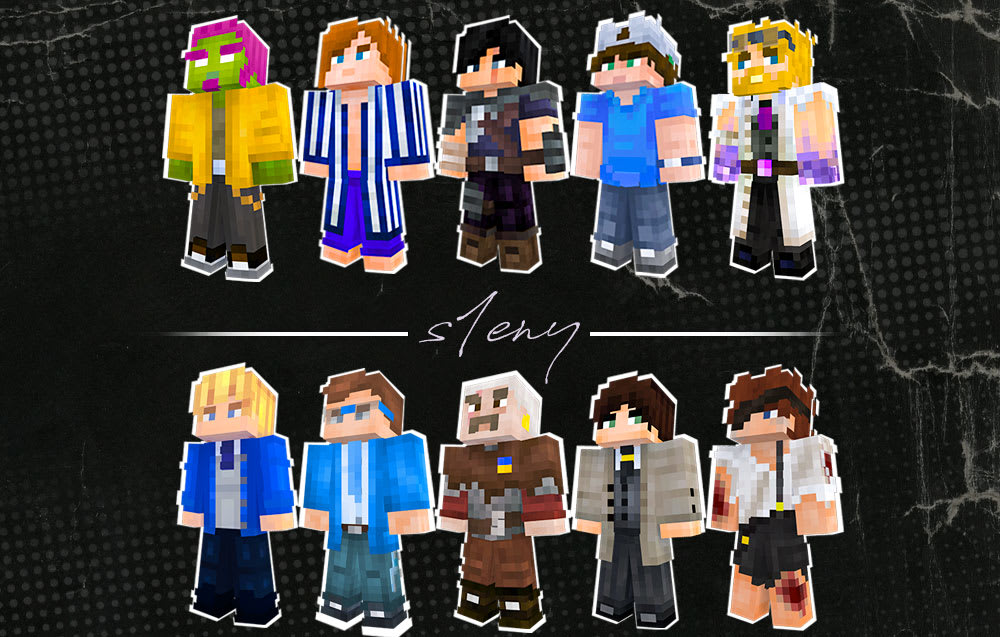 minecraft skins list  Hard and Soft Gaming