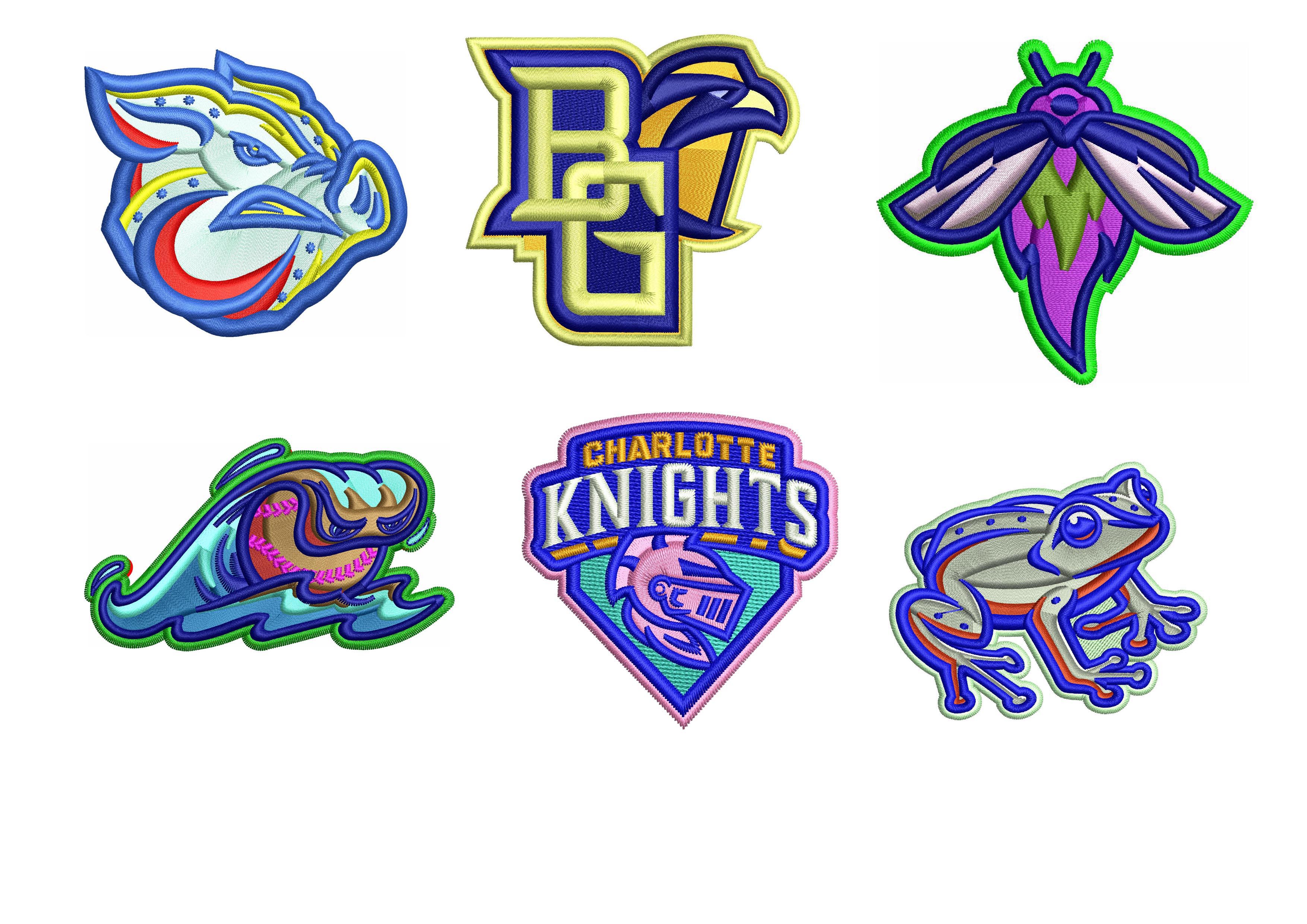 Buy Charlotte knights Logo Embroidery Dst Pes File online in USA