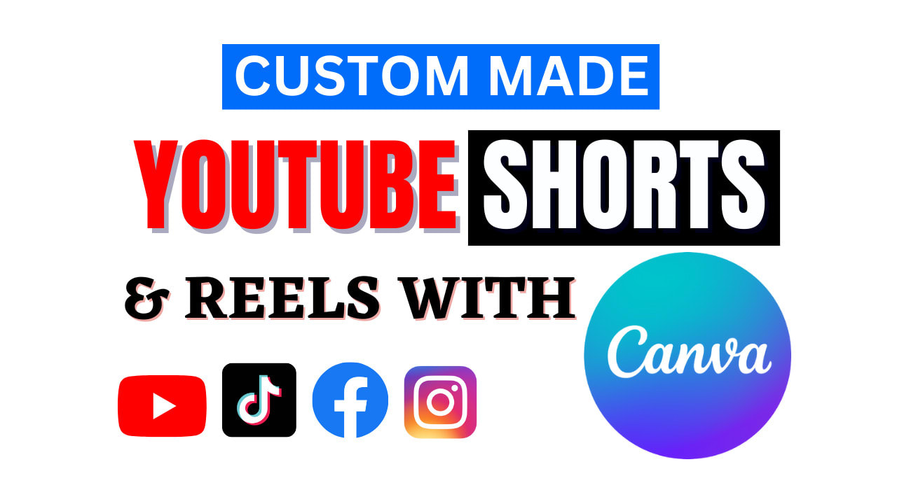 Create , instagram, facebook, long and shorts videos
