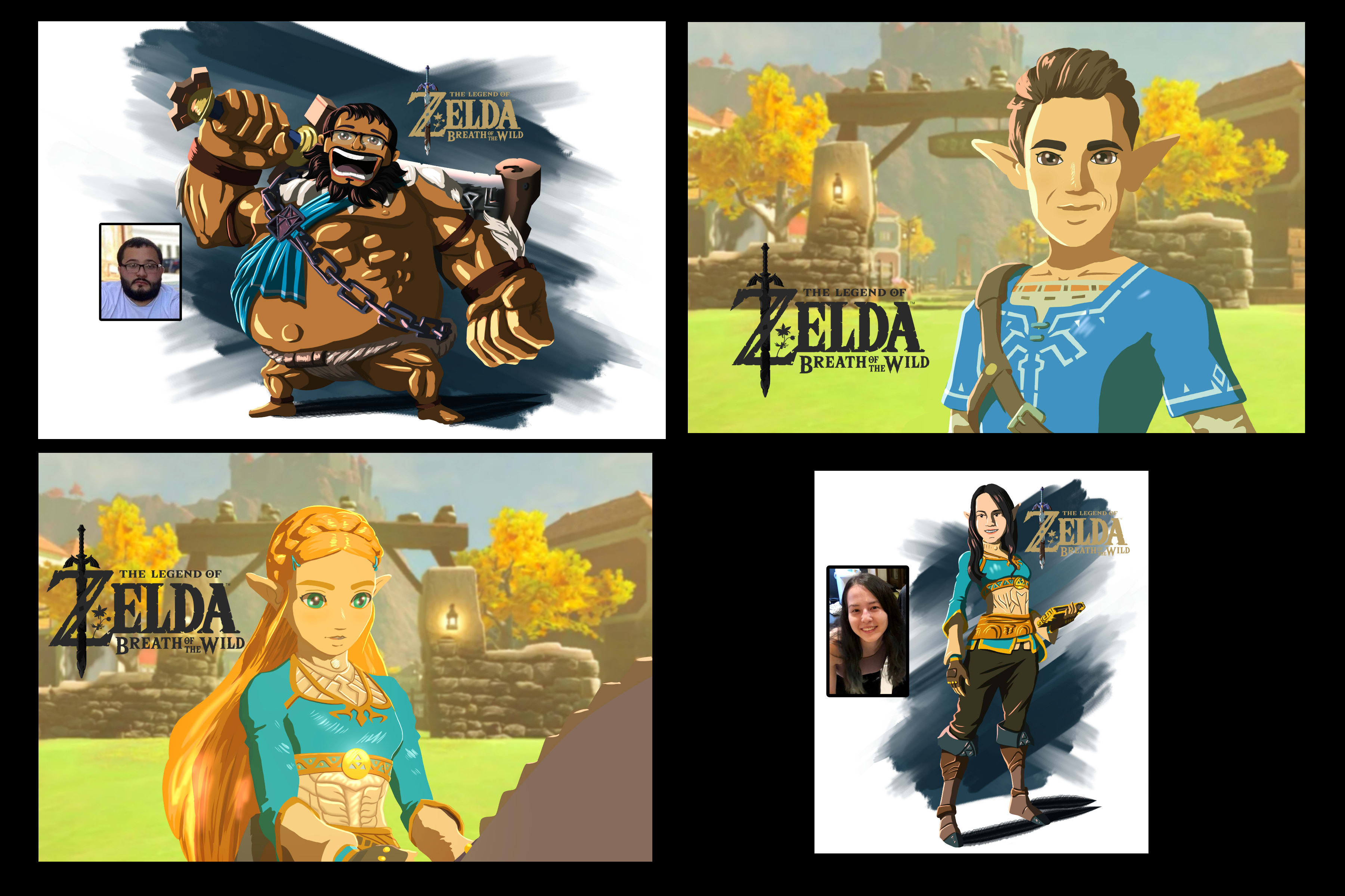 Legend of Zelda Link Portrait · Creative Fabrica