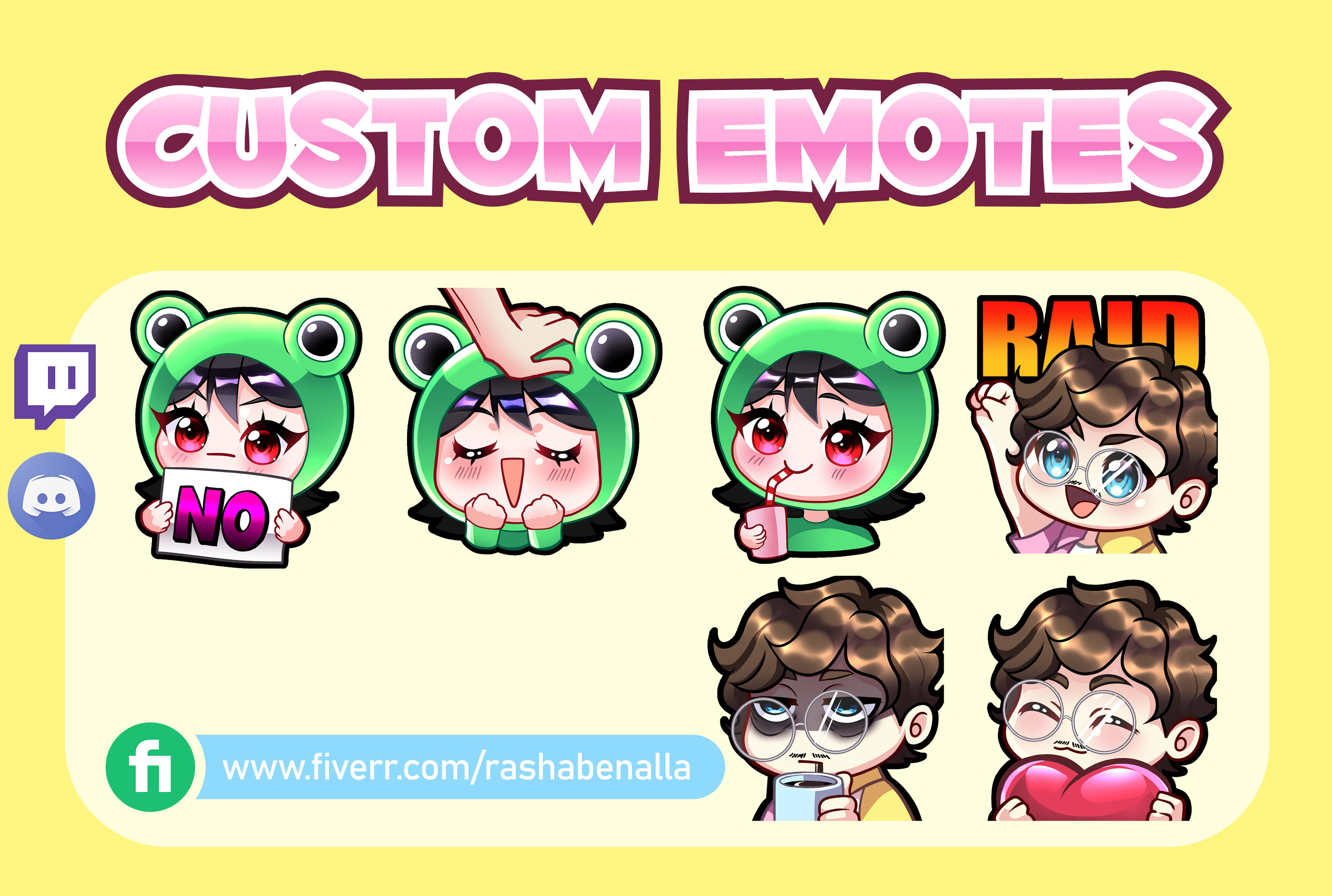 Create custom dead by daylight emotes for twitch or discord by Shuninya