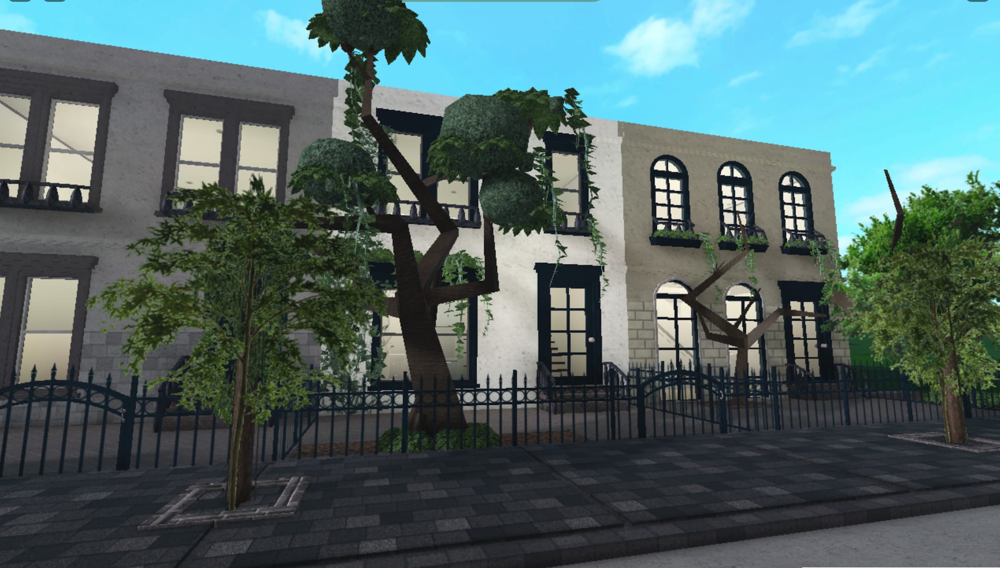 roblox bloxburg victorian townhouse city layout build in 2023