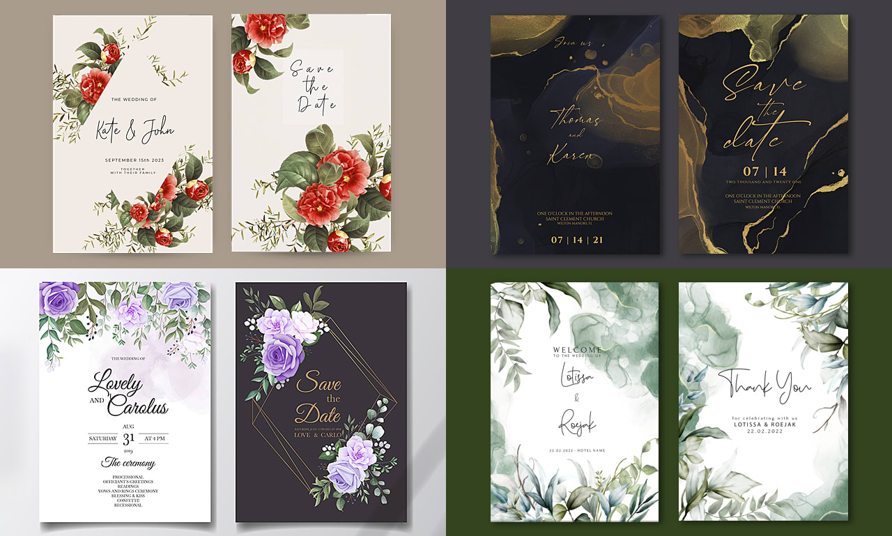 Design wedding invitation card, party invitation, bridal shower, greeting  card by Asimahmed147 | Fiverr, image size:1280x769