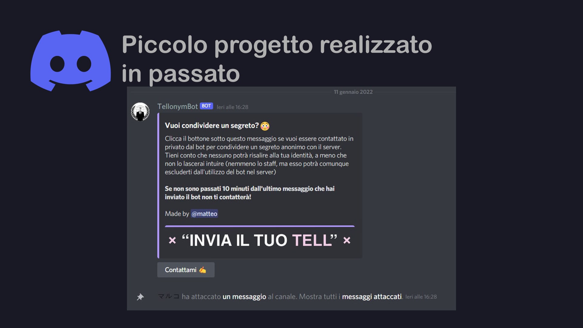 Realizzo la tua idea di bot discord in python