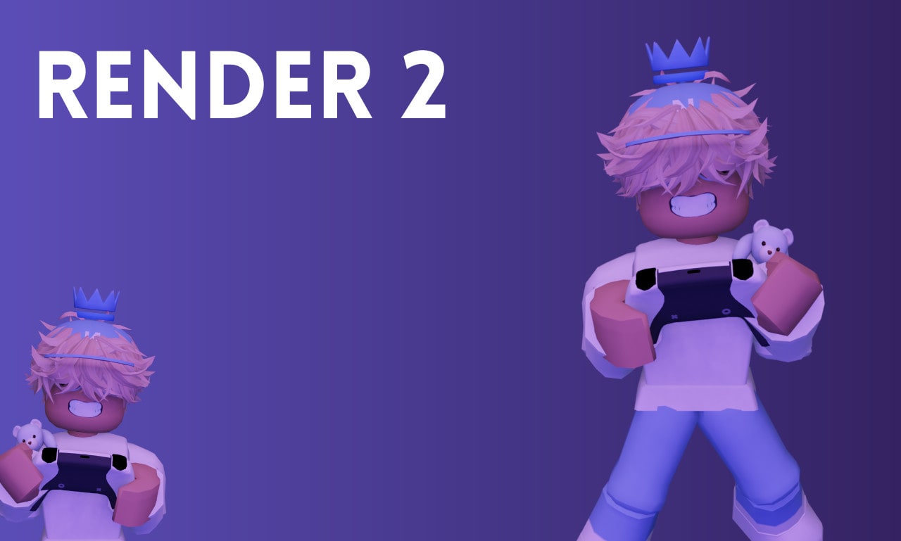 Roblox Character Render Png, Transparent Png