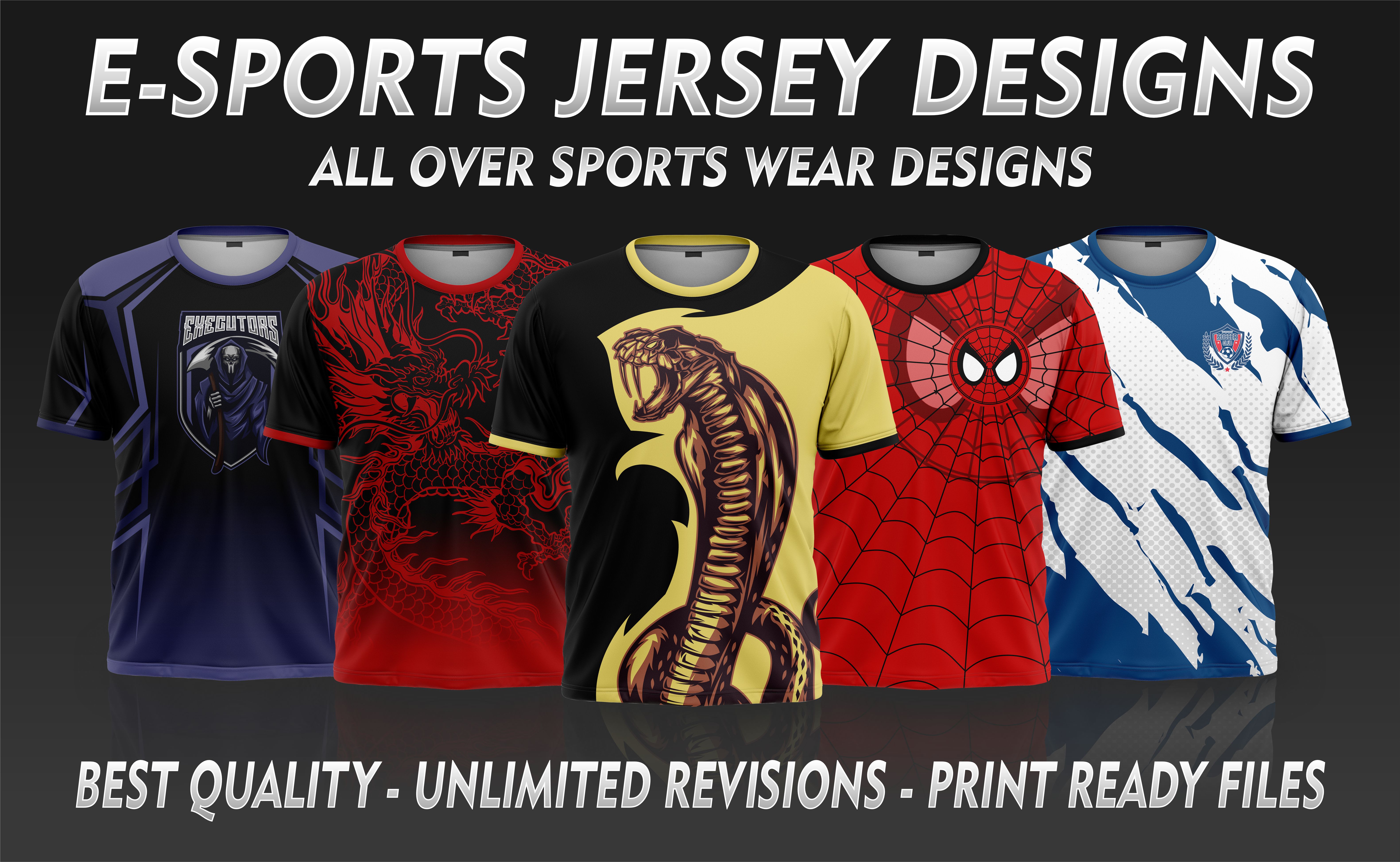 Diseño discount camisetas esports