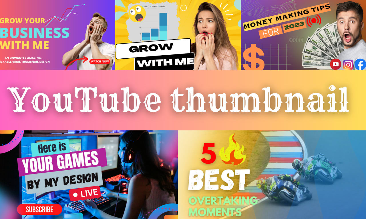Design amazing and viral thumbnail by Jahidulabc Fiverr
