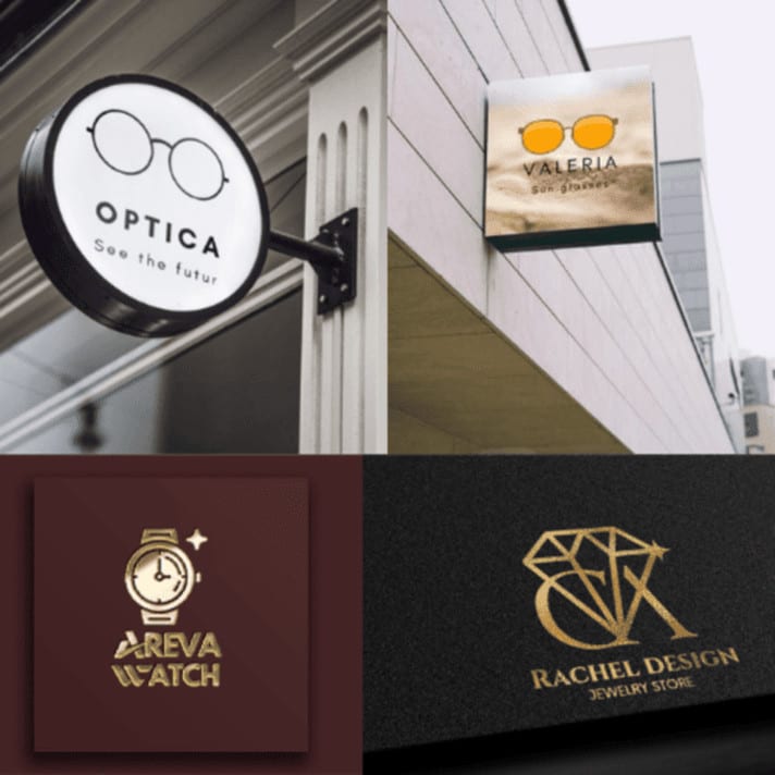 design luxury eyeglasses, sunglasses,watch and jewelry logo