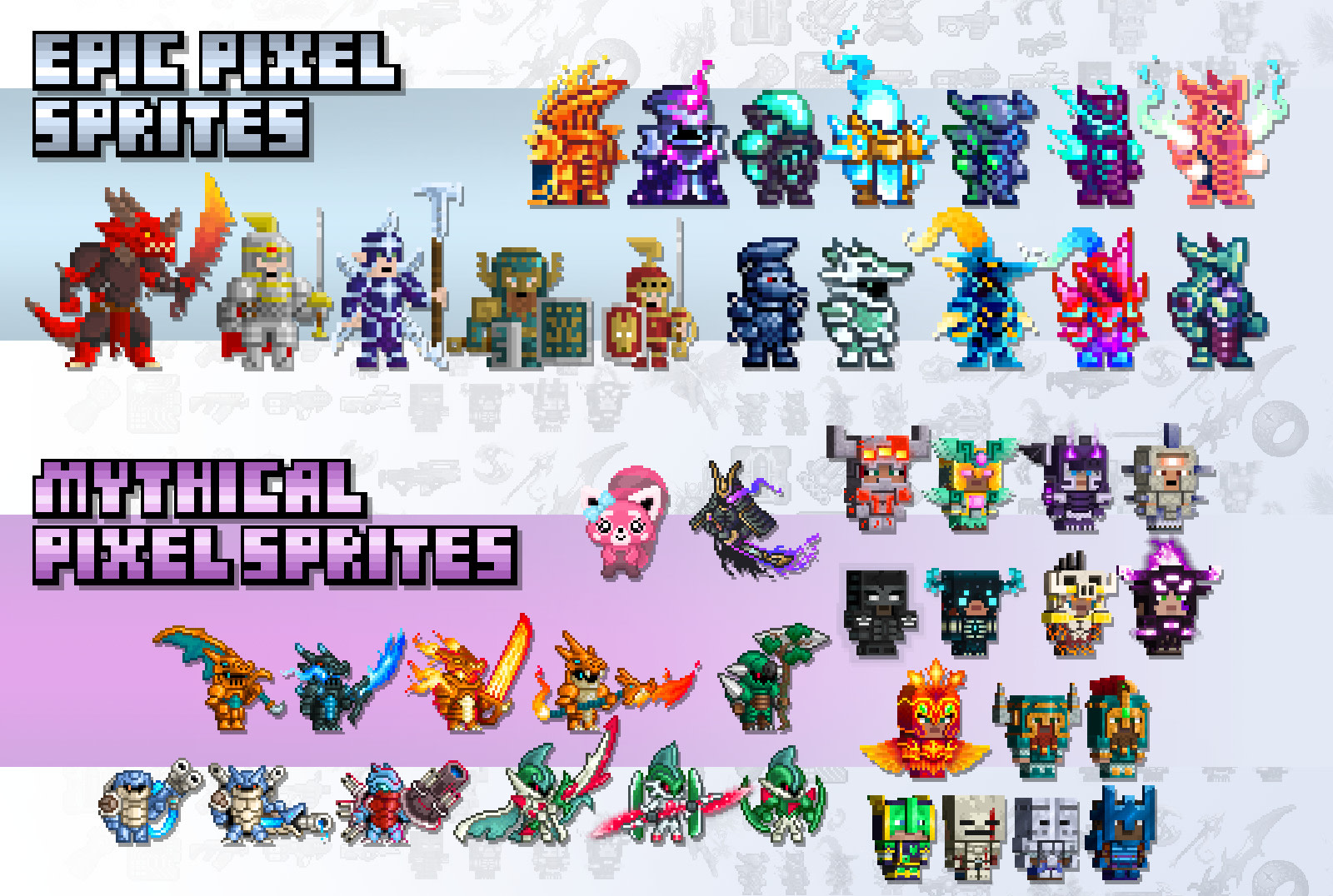 Create pixel art character sprites for your video game by Murfdev