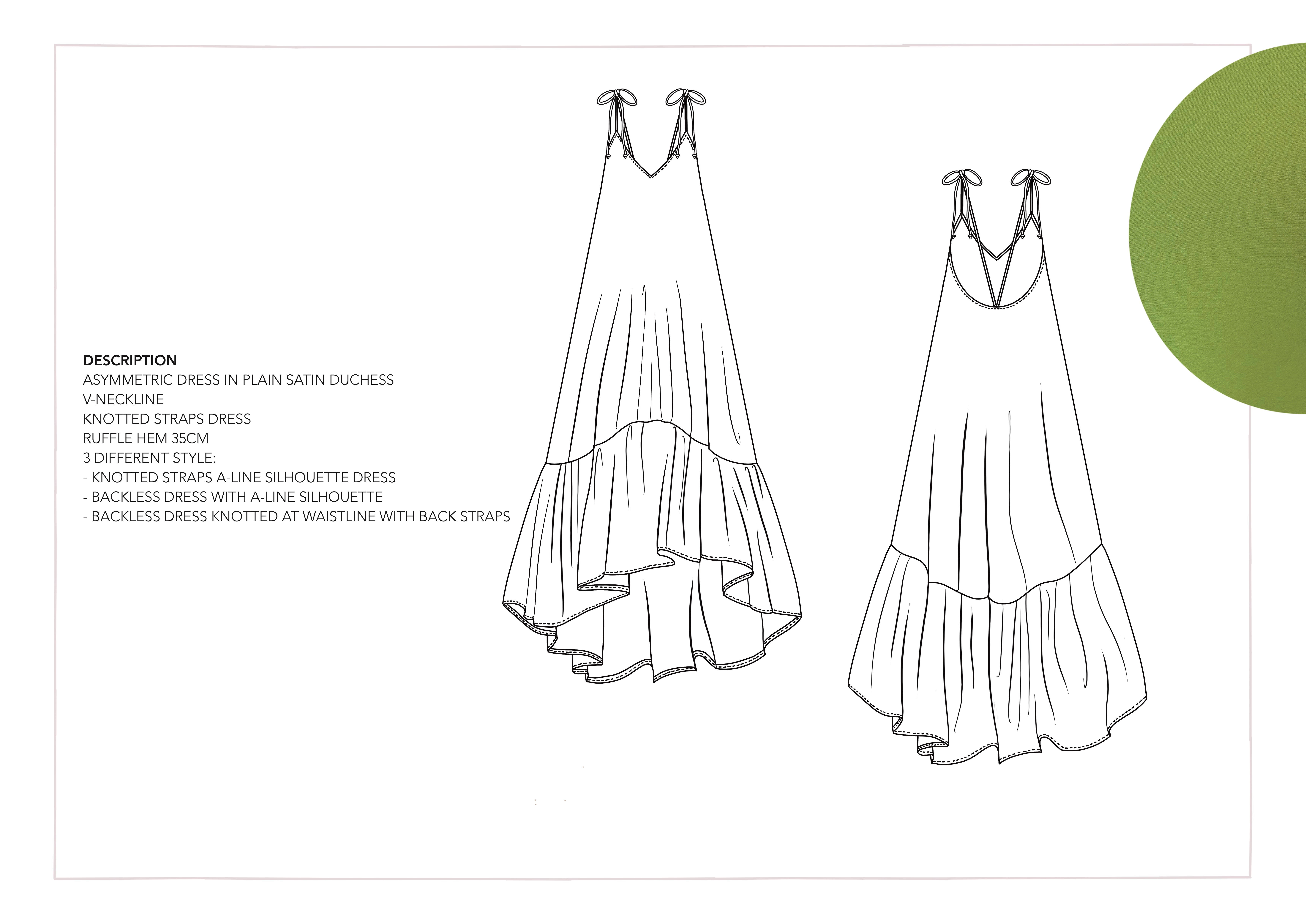 Create womenswear flat sketch by Sephora_r