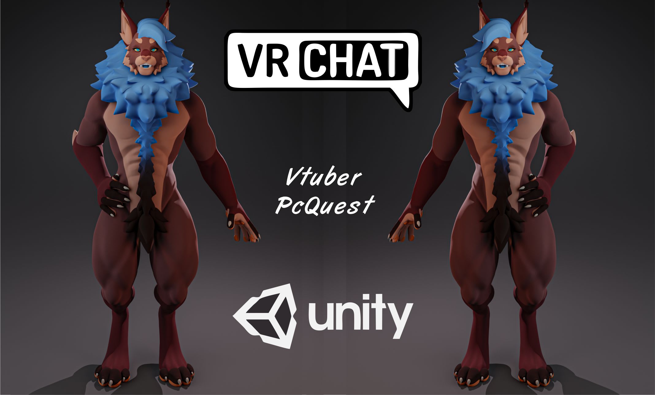 Do vrchat avatar, fursona, furry avatar, nsfw 3d model for vtuber, vrchat,  vr by Hayomhideavatar