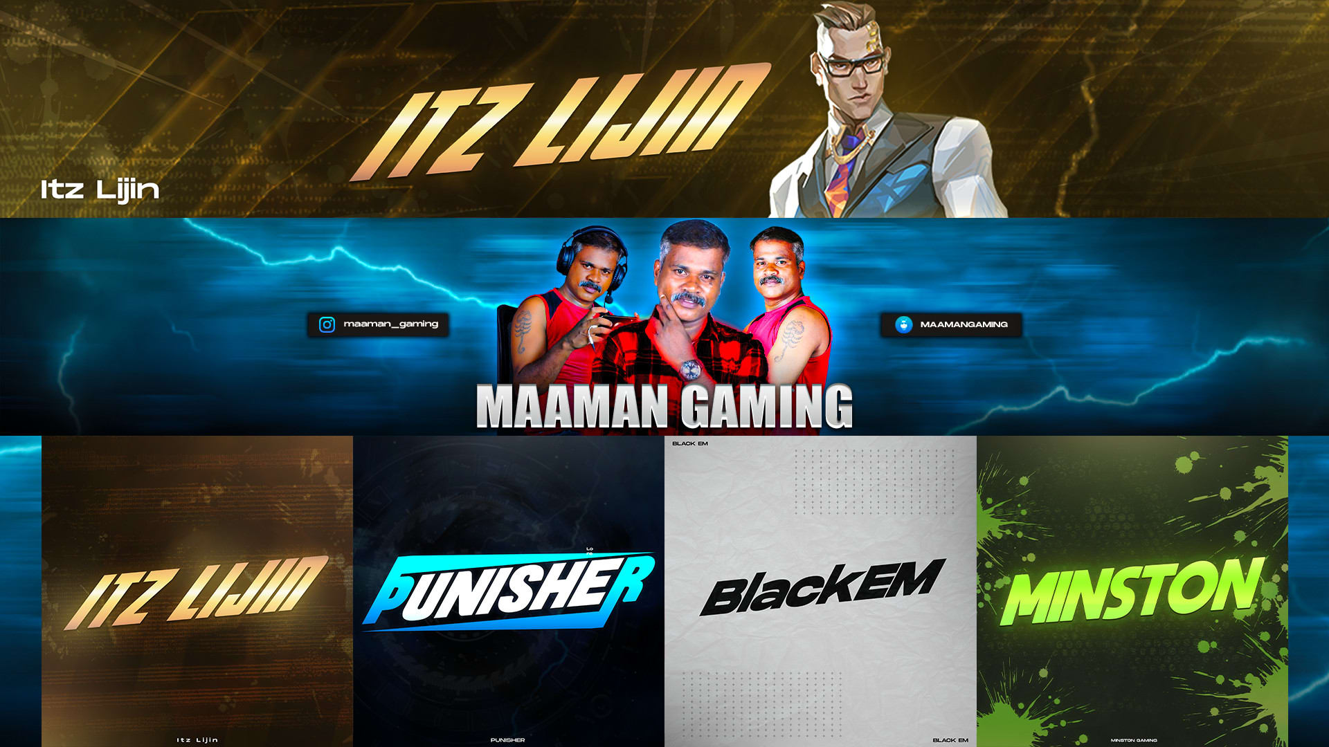 Design unique youtube banners by Flexty_gfx | Fiverr, image size:1920x1080