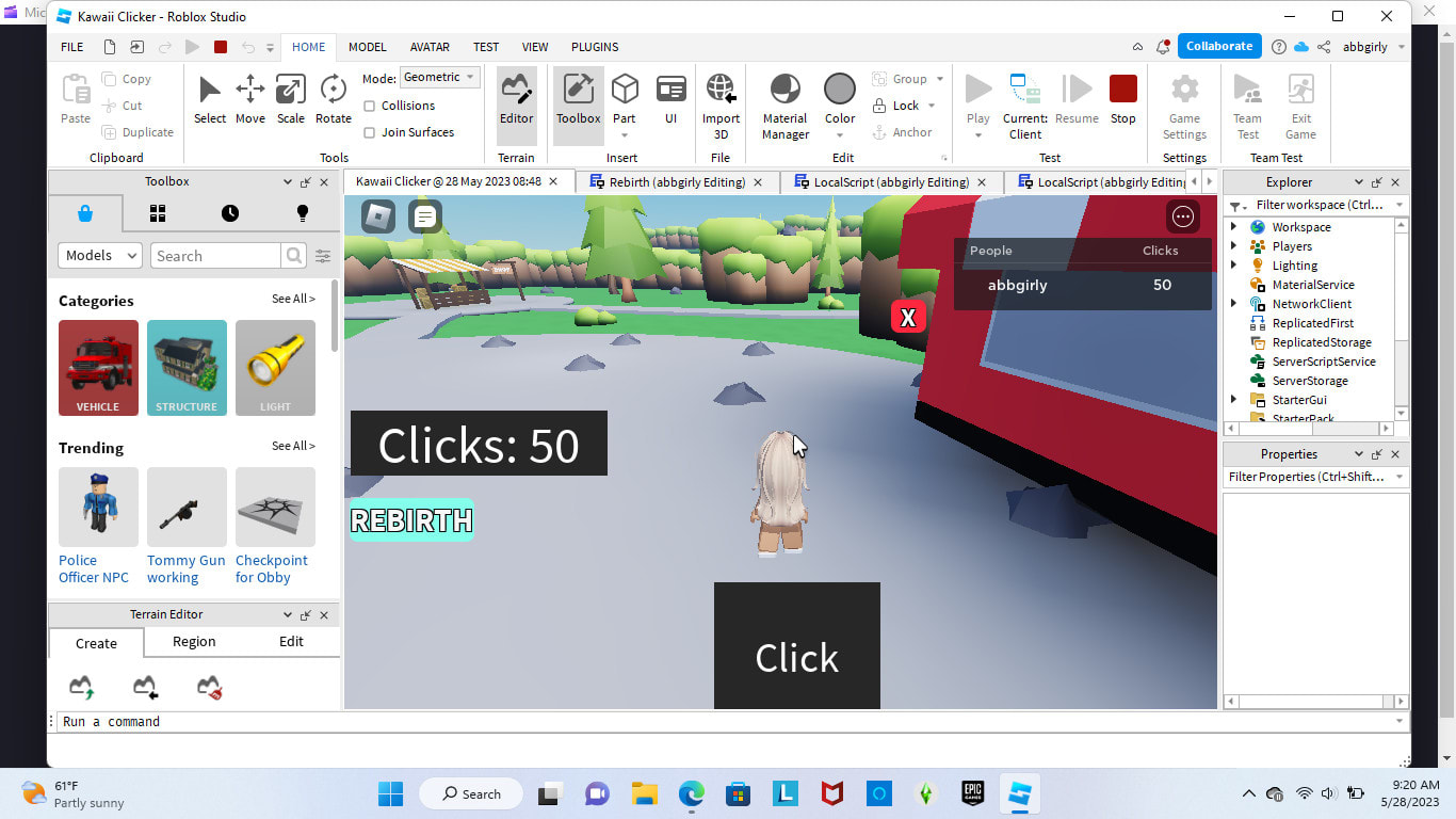 How to make a Roblox game - Kodeclik