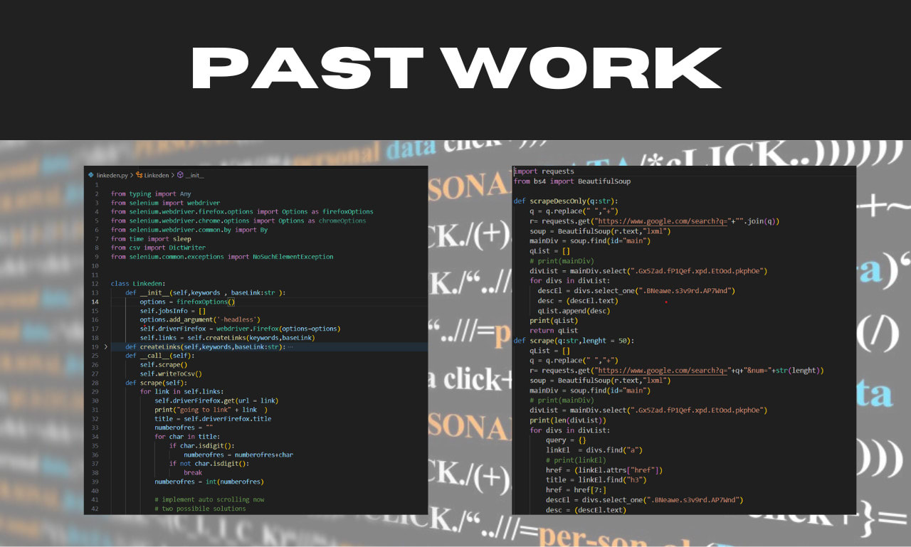 Do web scraping, website scraping, web scraper in python by