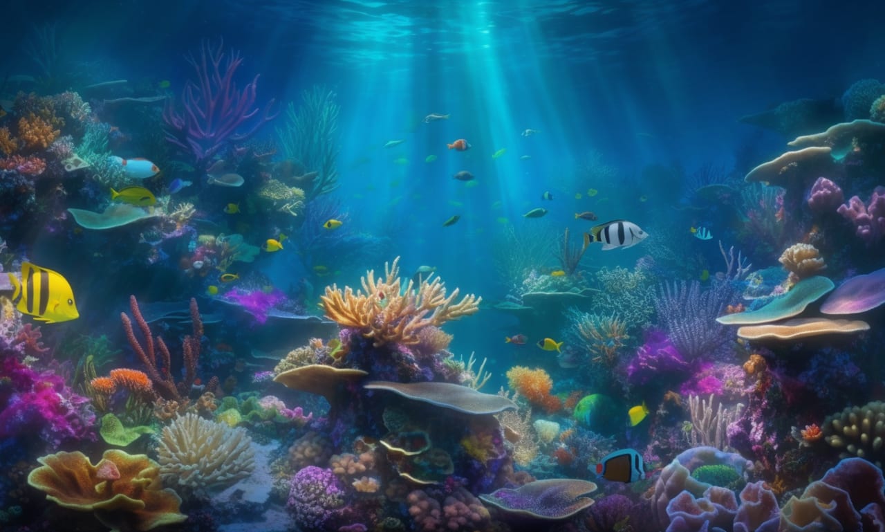 Coral Reef Midjourney Creation: Stunning Underwater Art