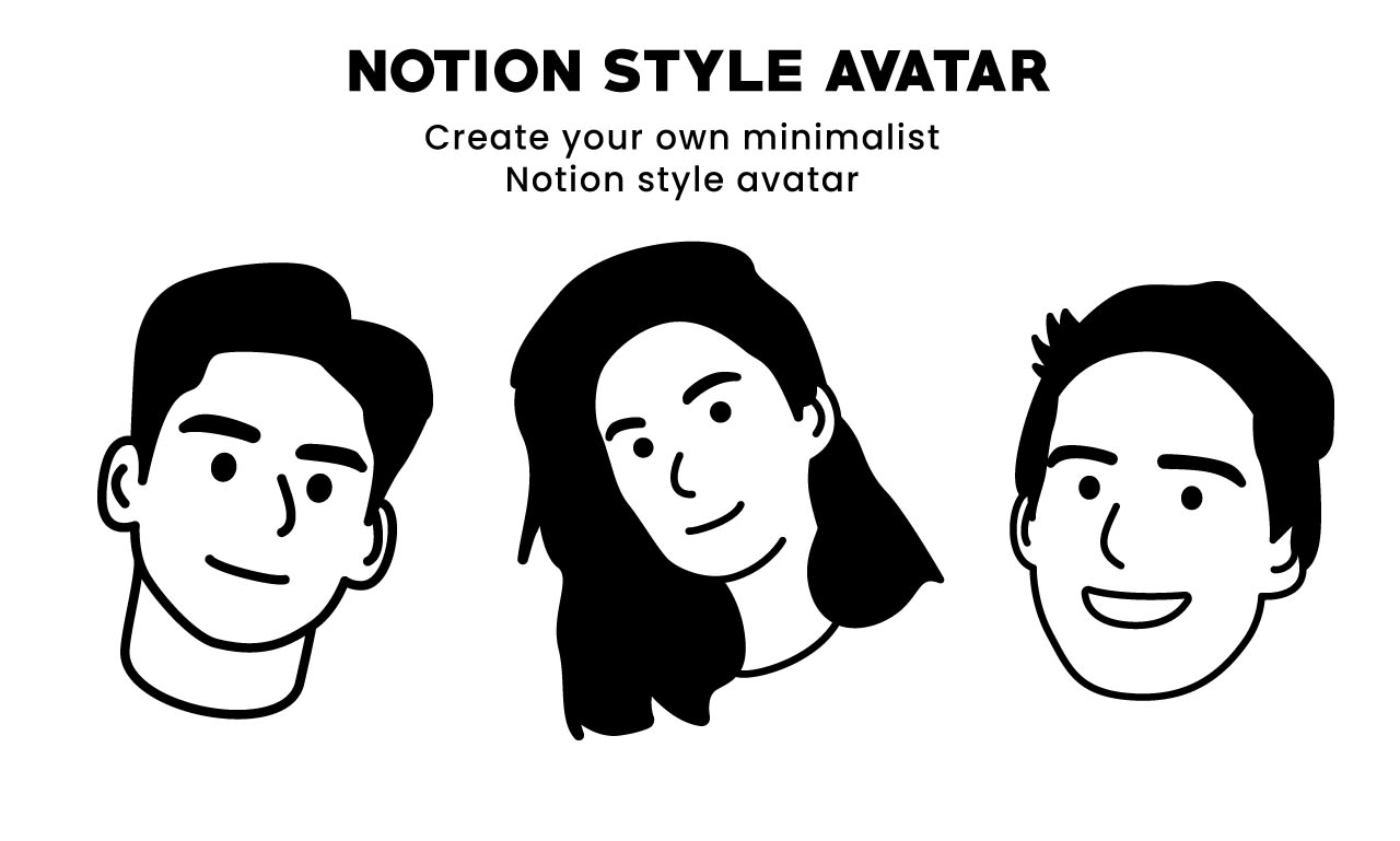 Custom Notion-styled Avatar Icon
