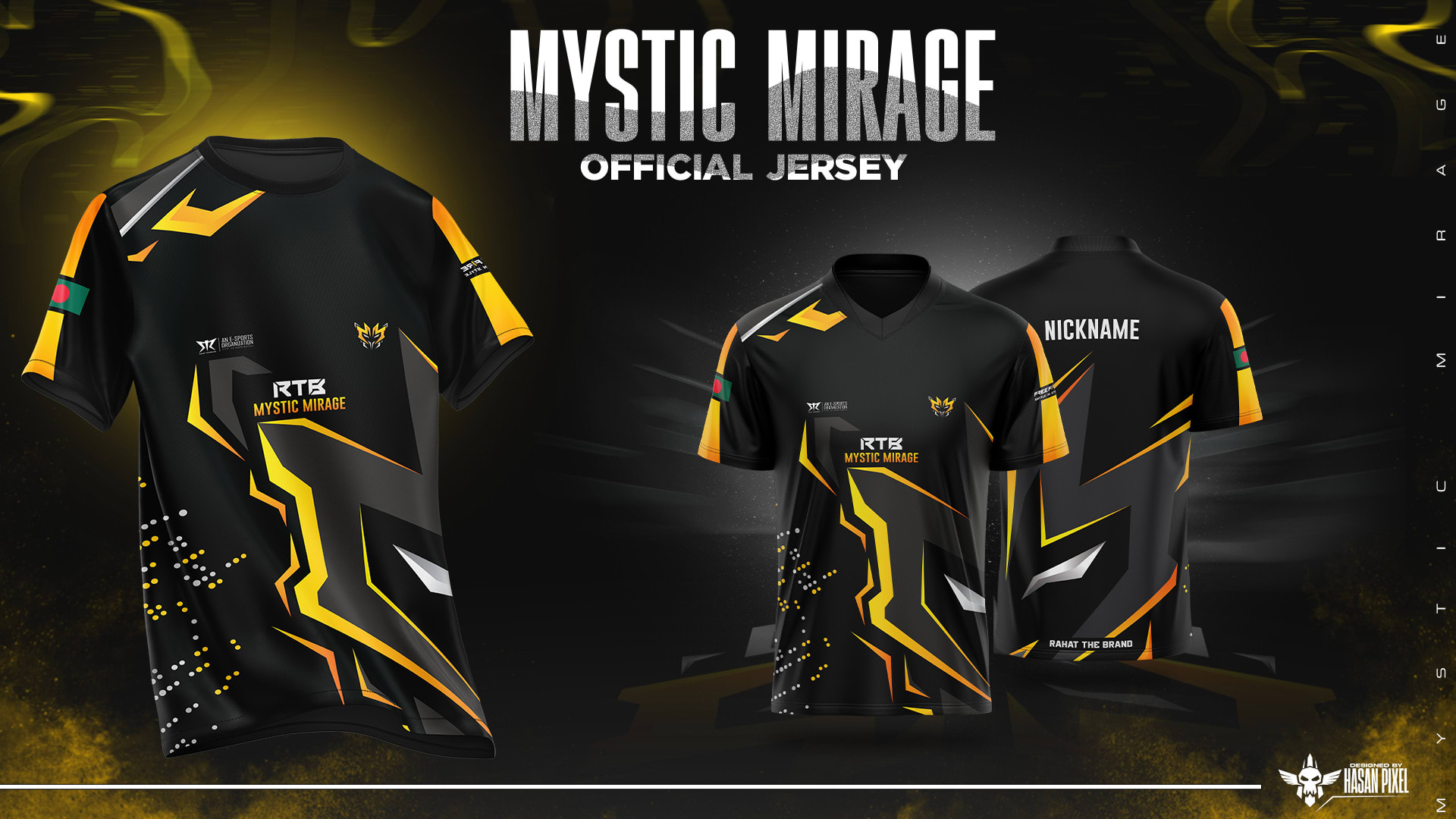 Sublimation Esports and Gaming Jersey or Merchandise