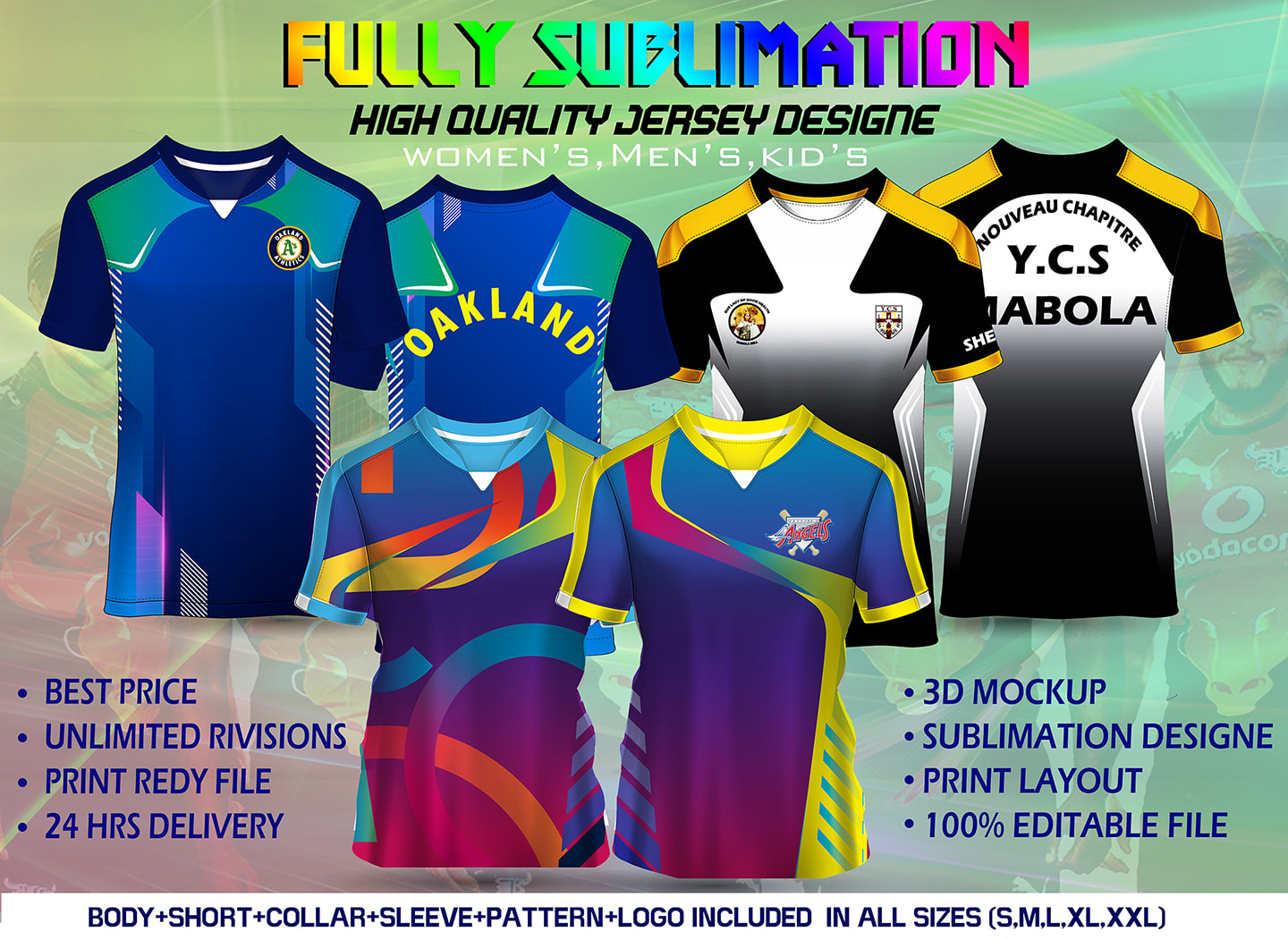 Custom Sports Jersey, Available in All Sizes