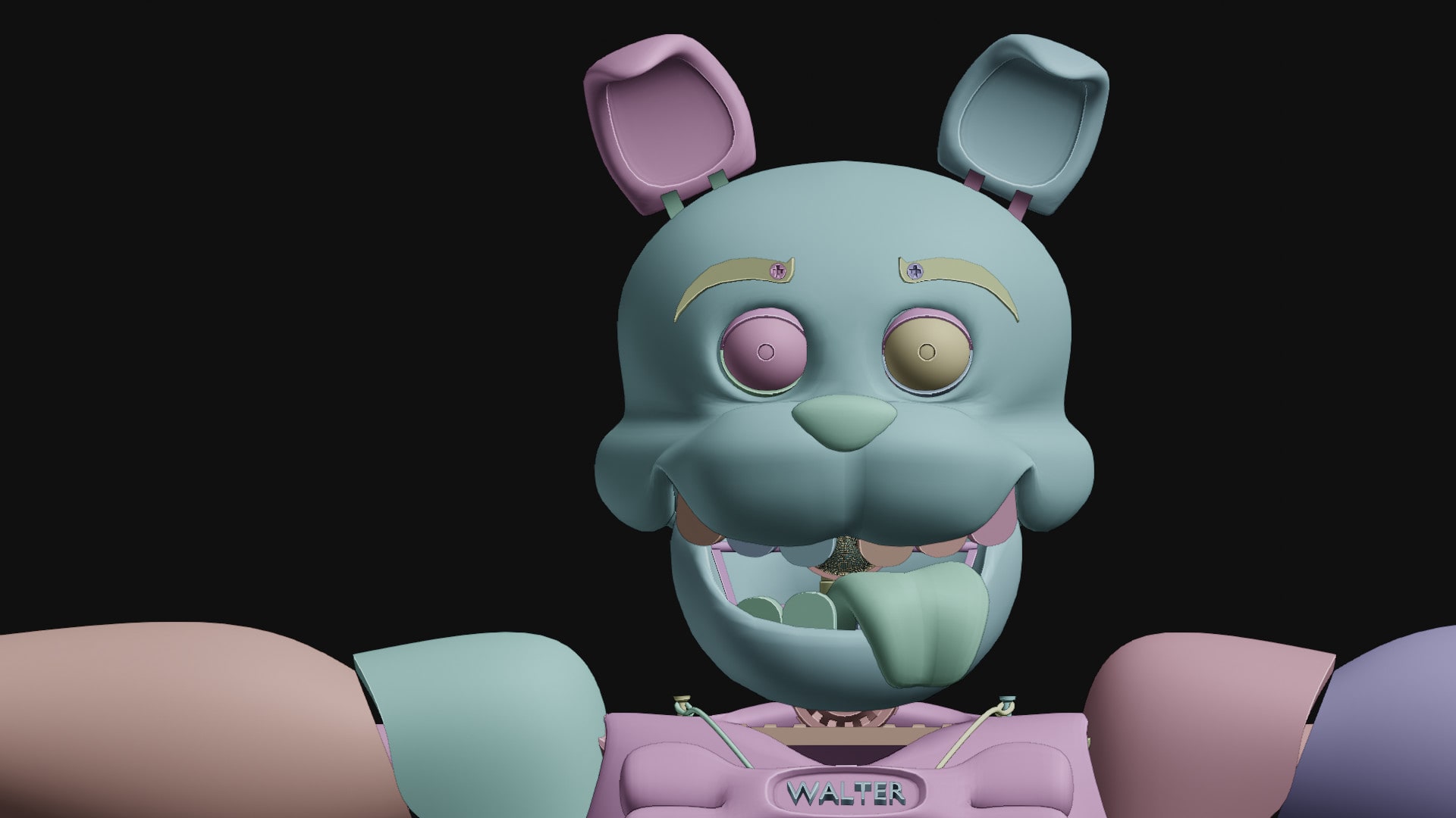 Five Nights at Freddy's Animatronics 3D modeling Animation Blender,  Animation, png