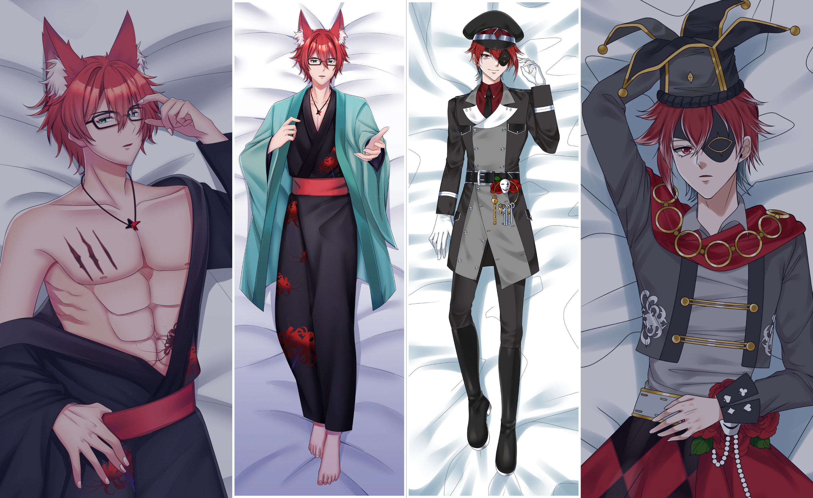 Dibuja dakimakura y almohada corporal personalizados para tu oc, personaje  de anime, vtuber