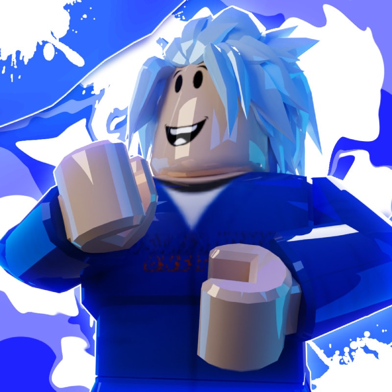roblox guest (blue hair)