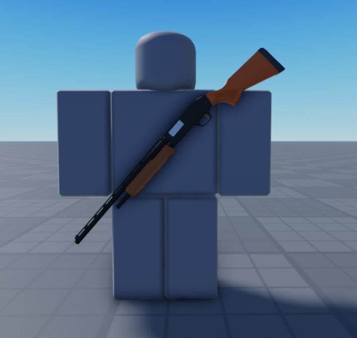 Noob Roblox - Rigged - Game asset free VR / AR / low-poly 3D model rigged