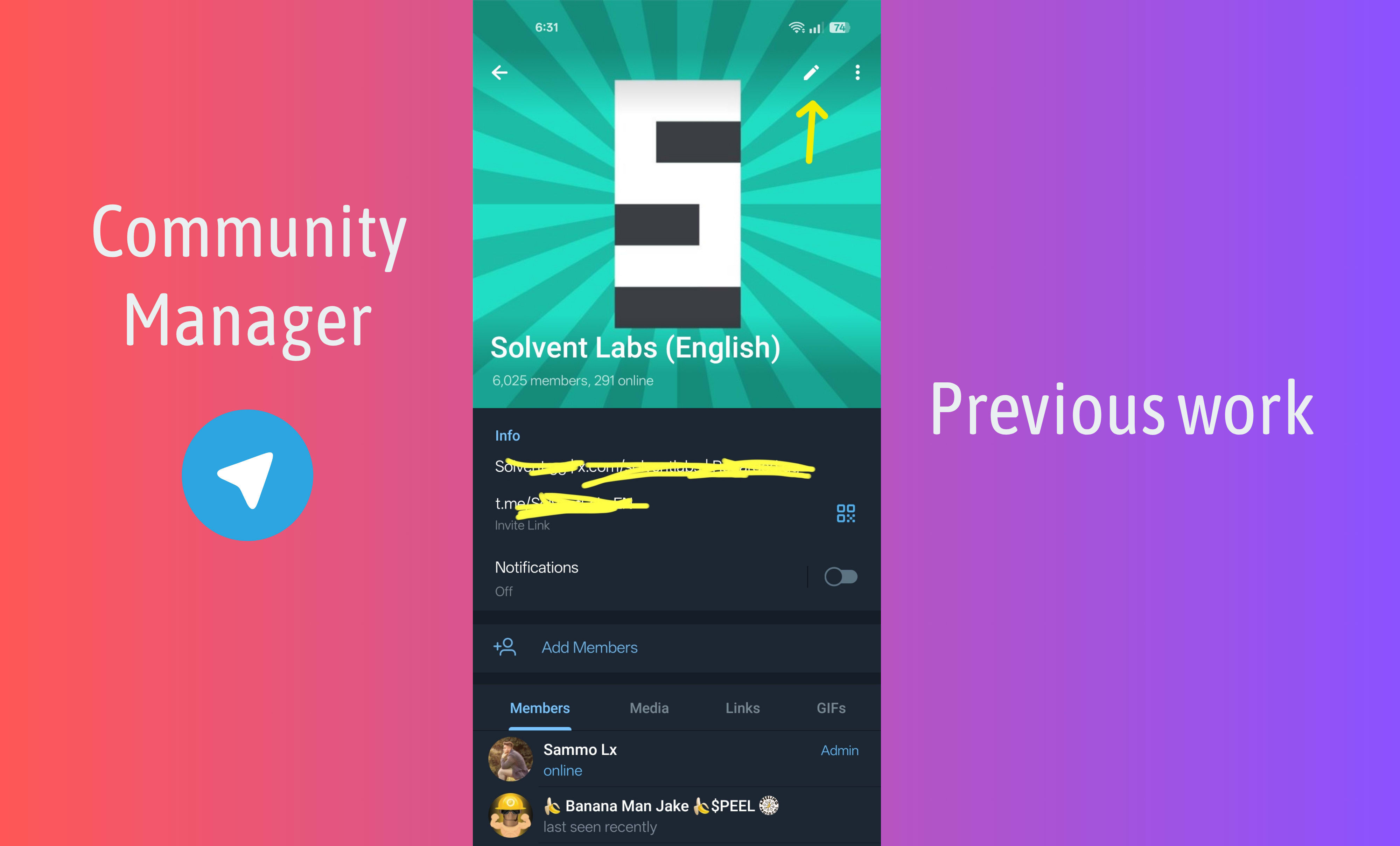 Be your telegram community manager or moderator by Sammo17 | Fiverr