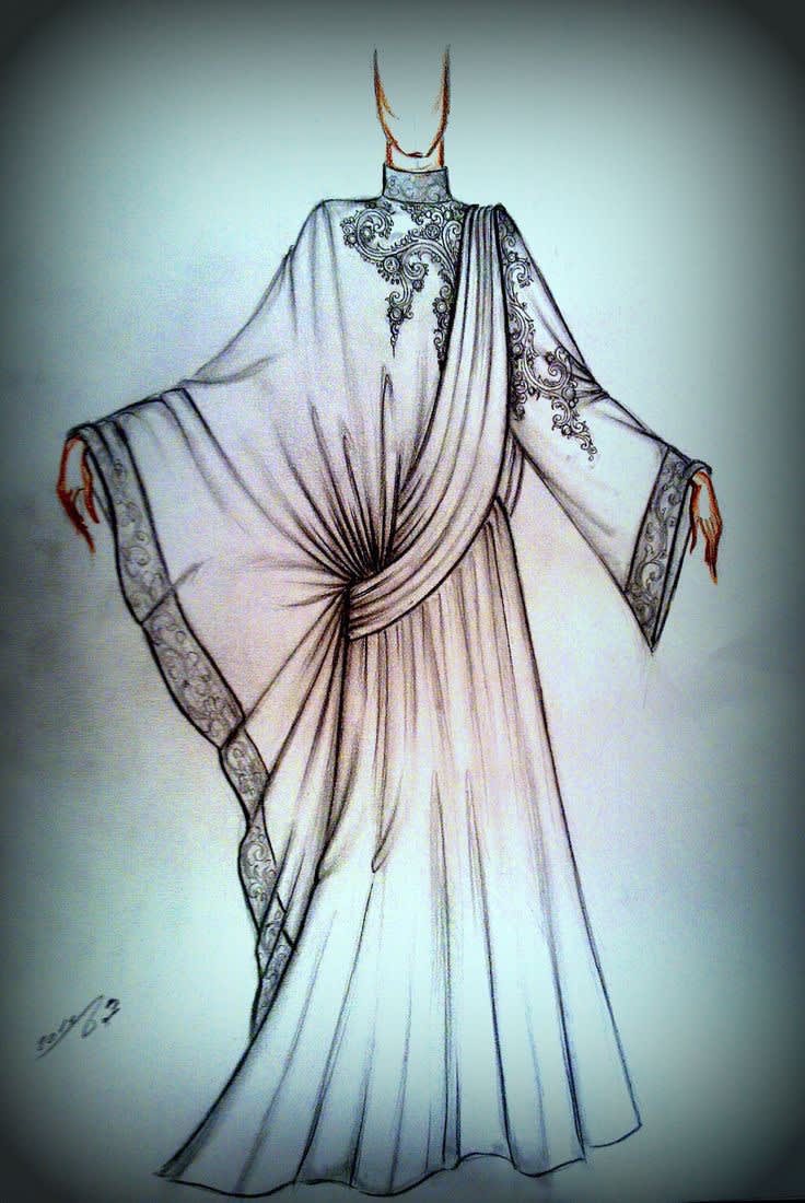 Abaya sketches 2024