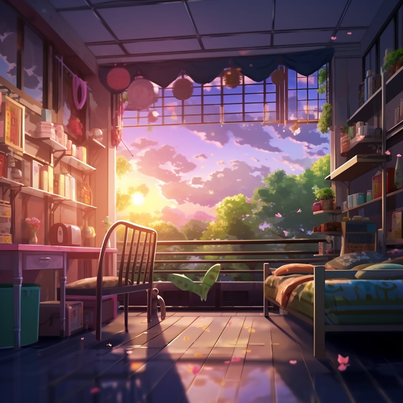 Do Anime, Game ,visual Novel And Background In Studio Style | Anime College  Background | isgb.edu.ar