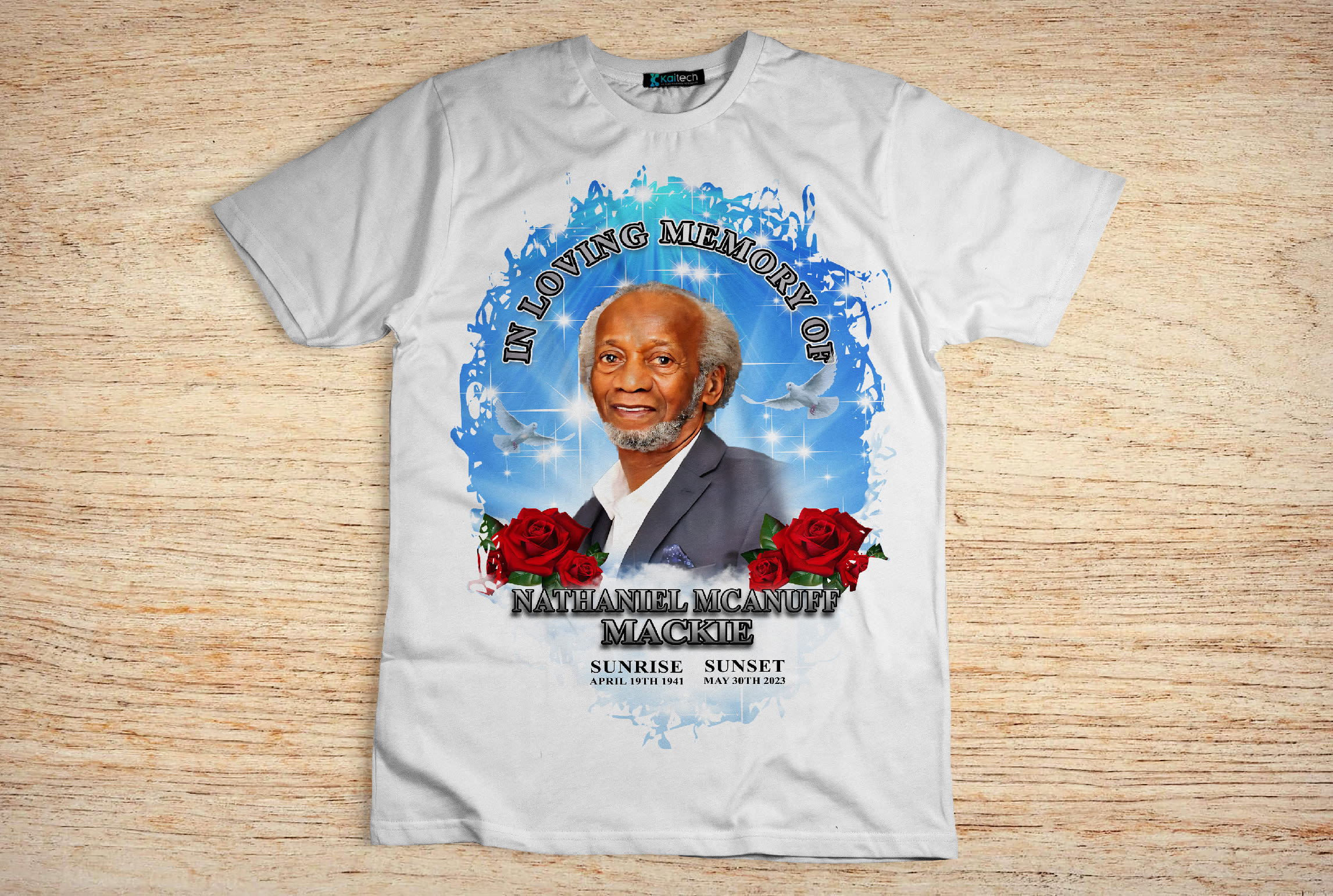 Design memorial funeral rip in loving memory t shirt design by  Ceativelogo954