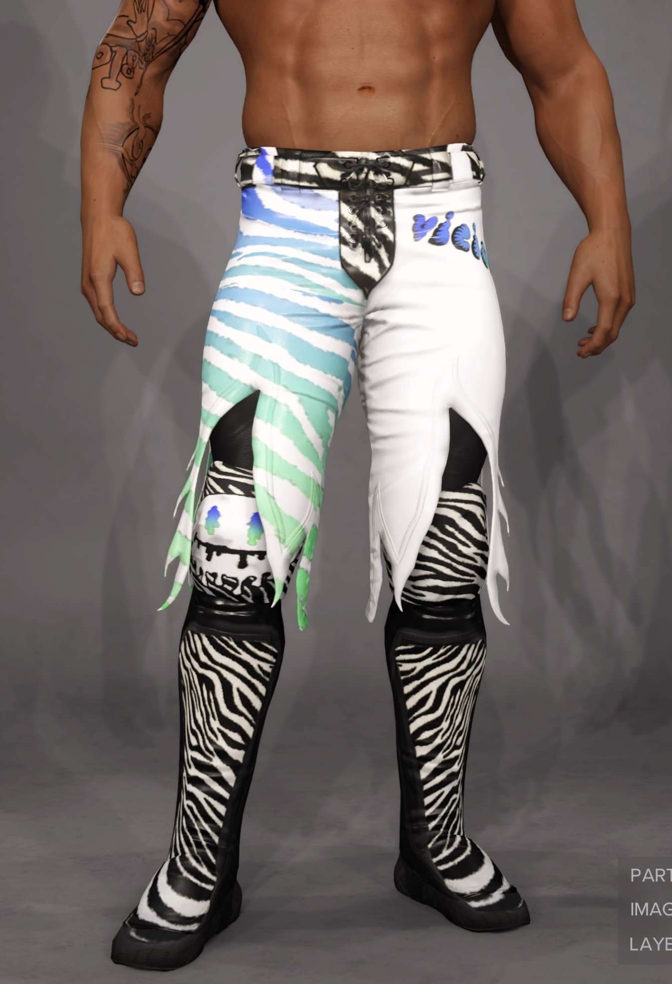 Pro Wrestling Long Tights Leggings Personalized Wrestling Gear