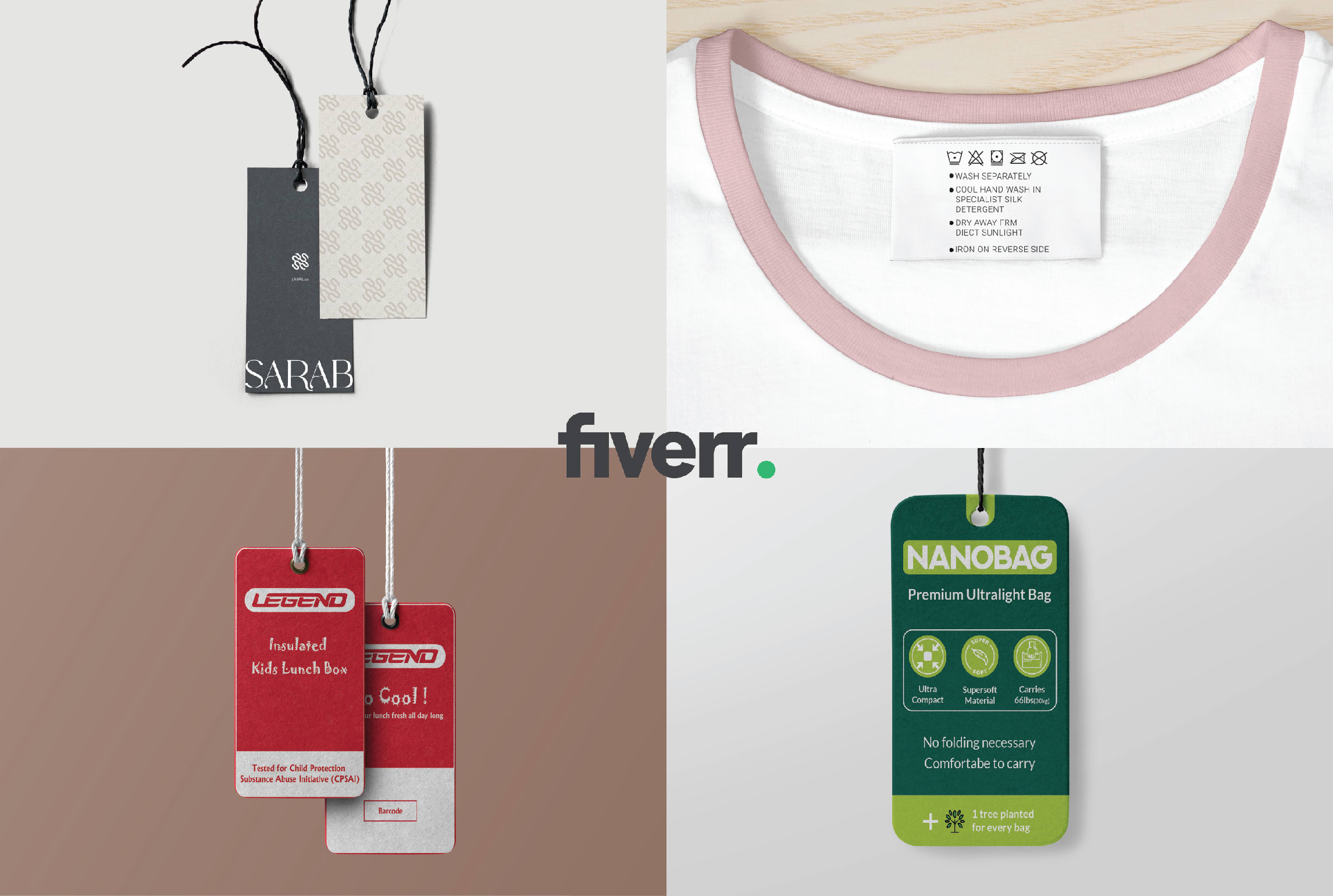 Fascinating hang tags and clothing labels by Designer_masud0