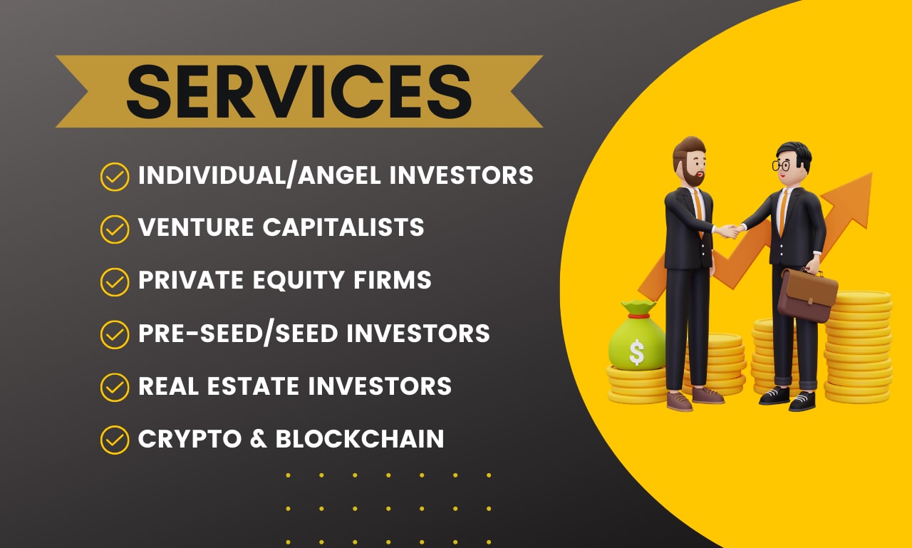 find venture capital investors or angel investor leads for you