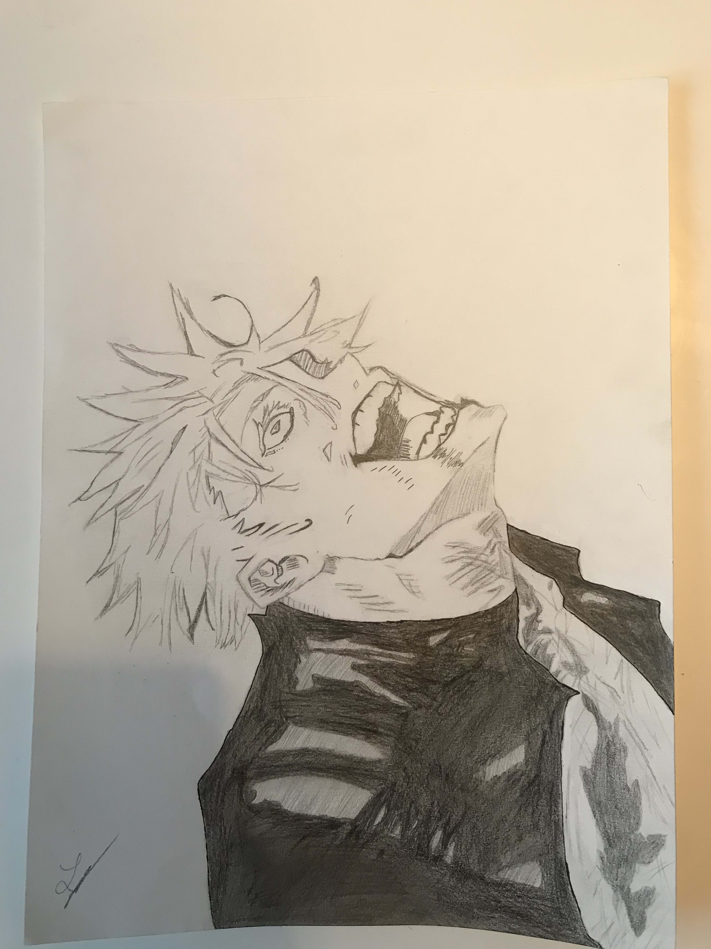 disegno gojo satoru manga jujutsu kaisen