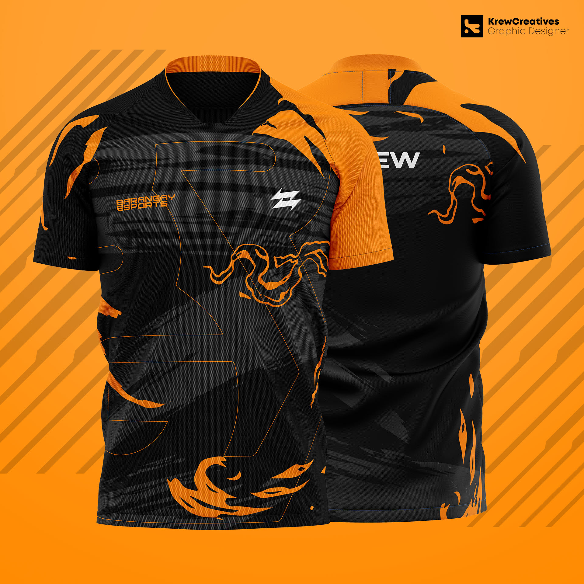 Create a custom esports jersey by Krewpsd Fiverr