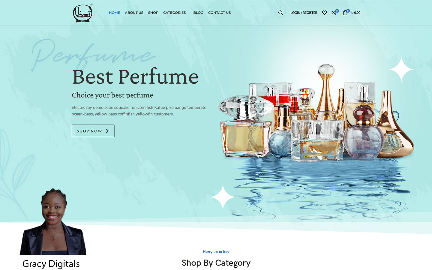 Shopify discount perfume store
