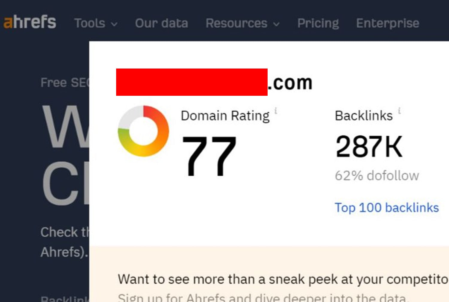 Website Ranking Domain Ranking Checker Domain Authority Free Web