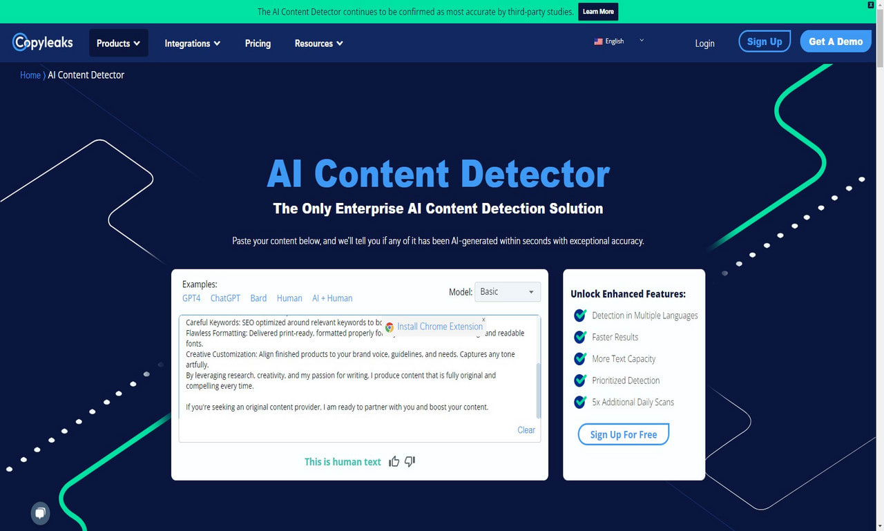 Escribir contenido único del pase de detección de ai original, copyleaks ai, pase gptzero