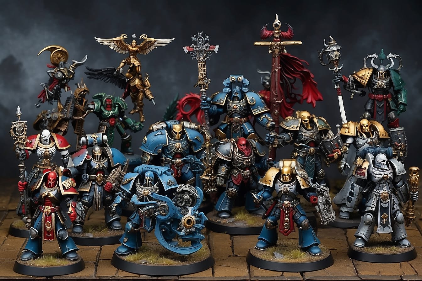 paint your warhammer 40k, sigmar and dnd miniatures