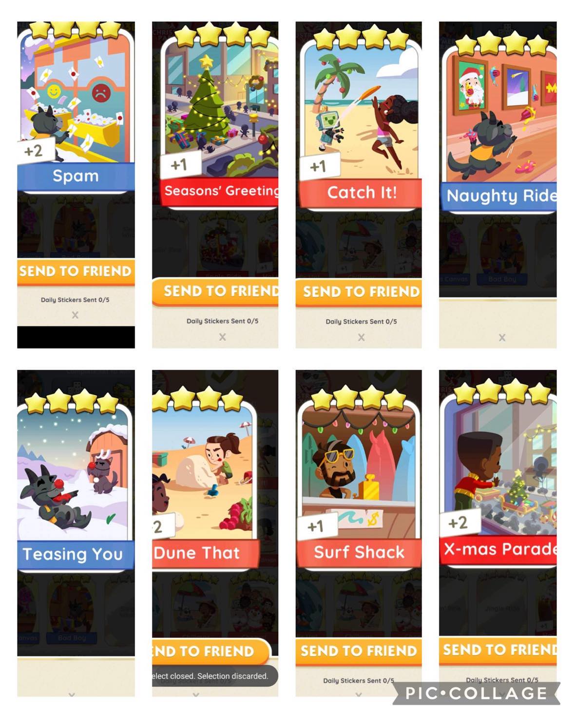 CARTA MONOPOLY GO "Ritmo Da Lavanderia" 4 Carte 4 Stelle EUR 0,50 - IT - Foto 10