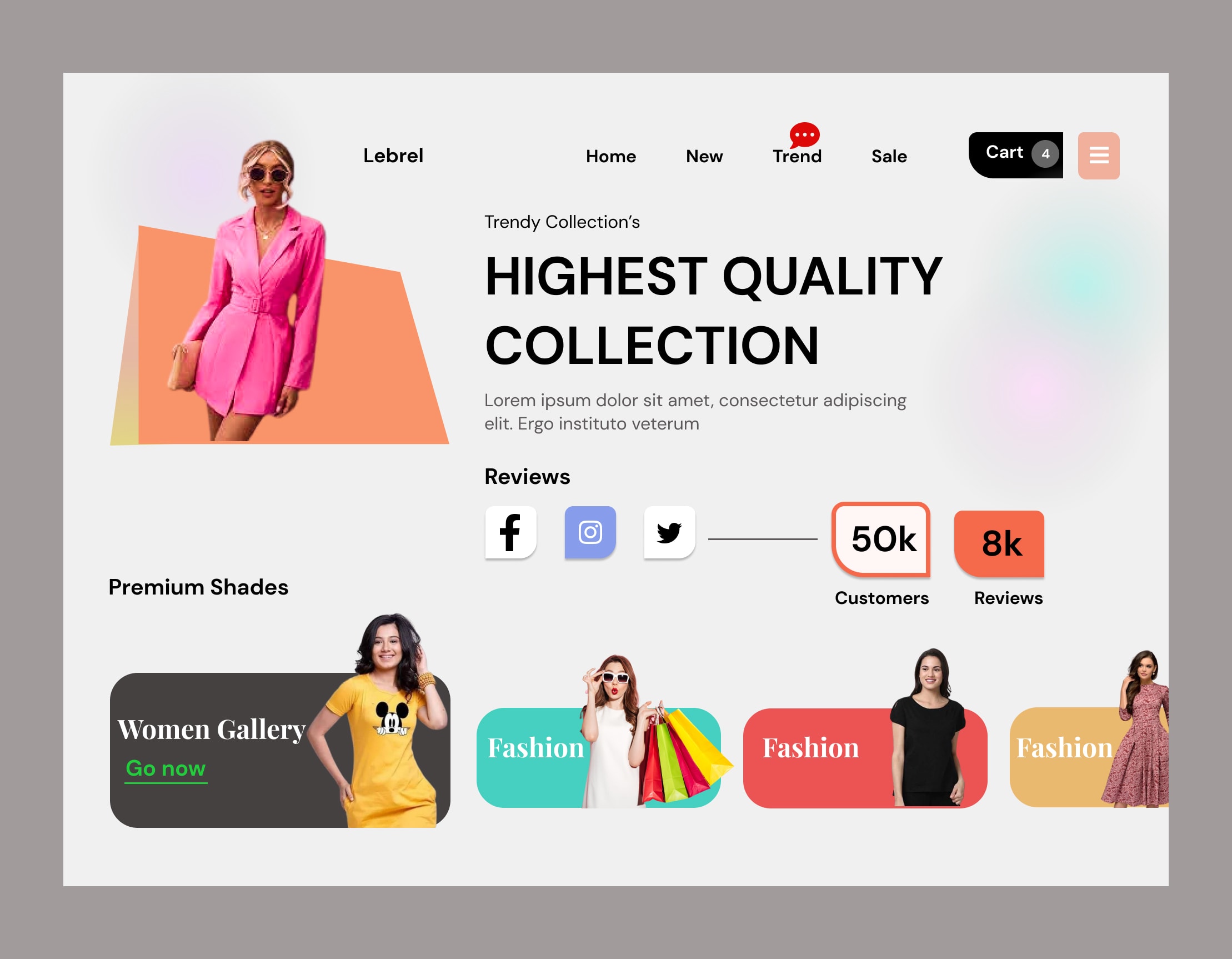 Clothing Brand Website Template Boutique Trendy Websites Clothing