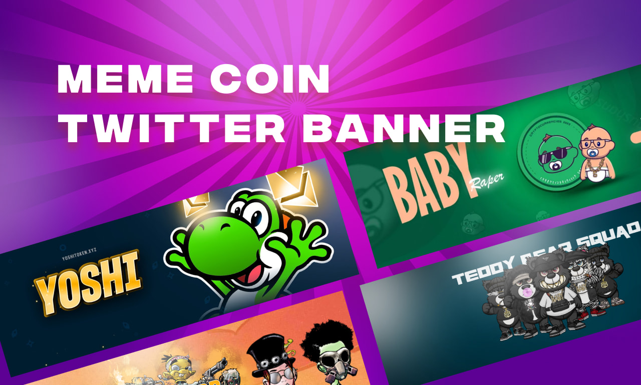 Create cryptocurrency logo coin and twitter banner design by Monirfouzi |  Fiverr